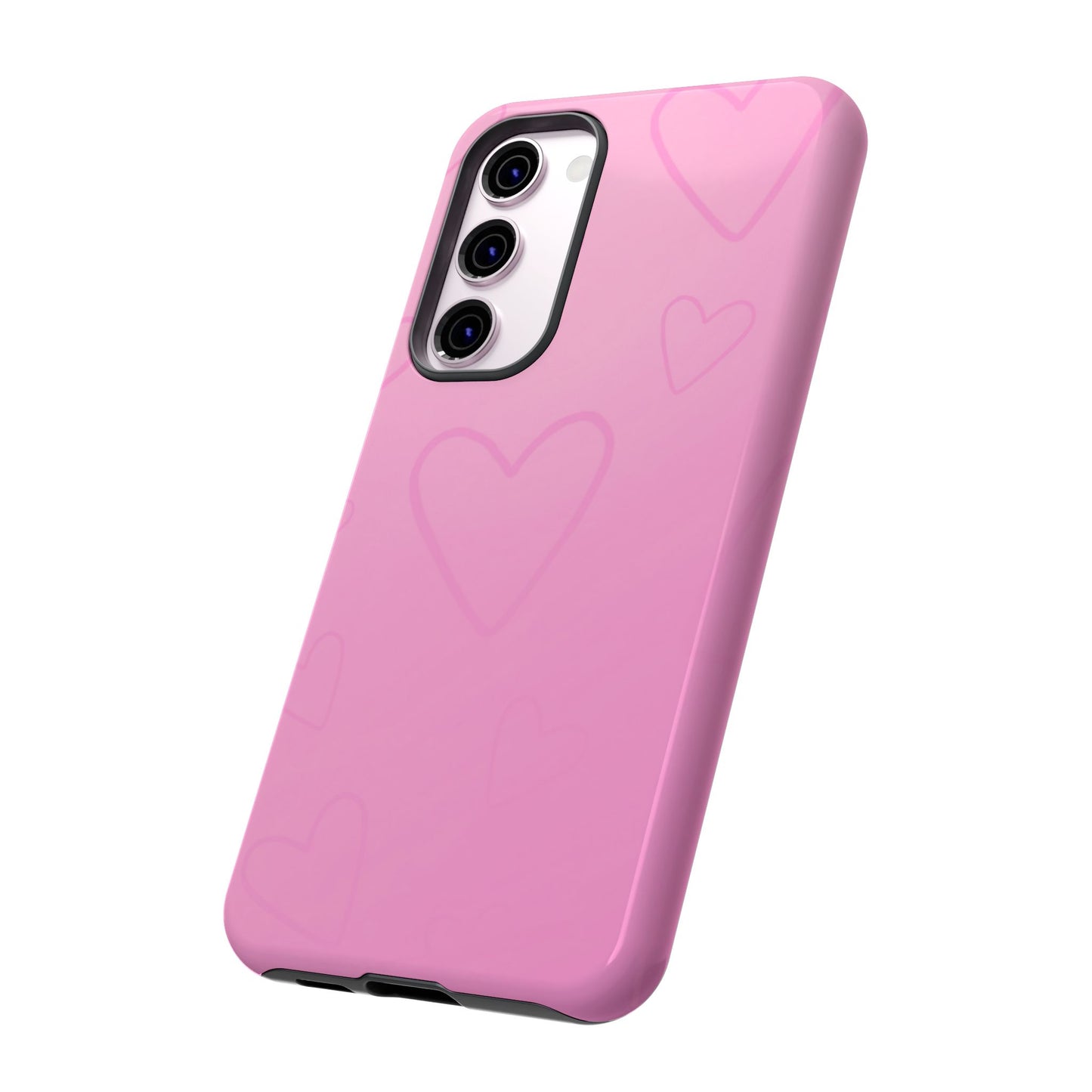 Hearts Pink Tough Cases