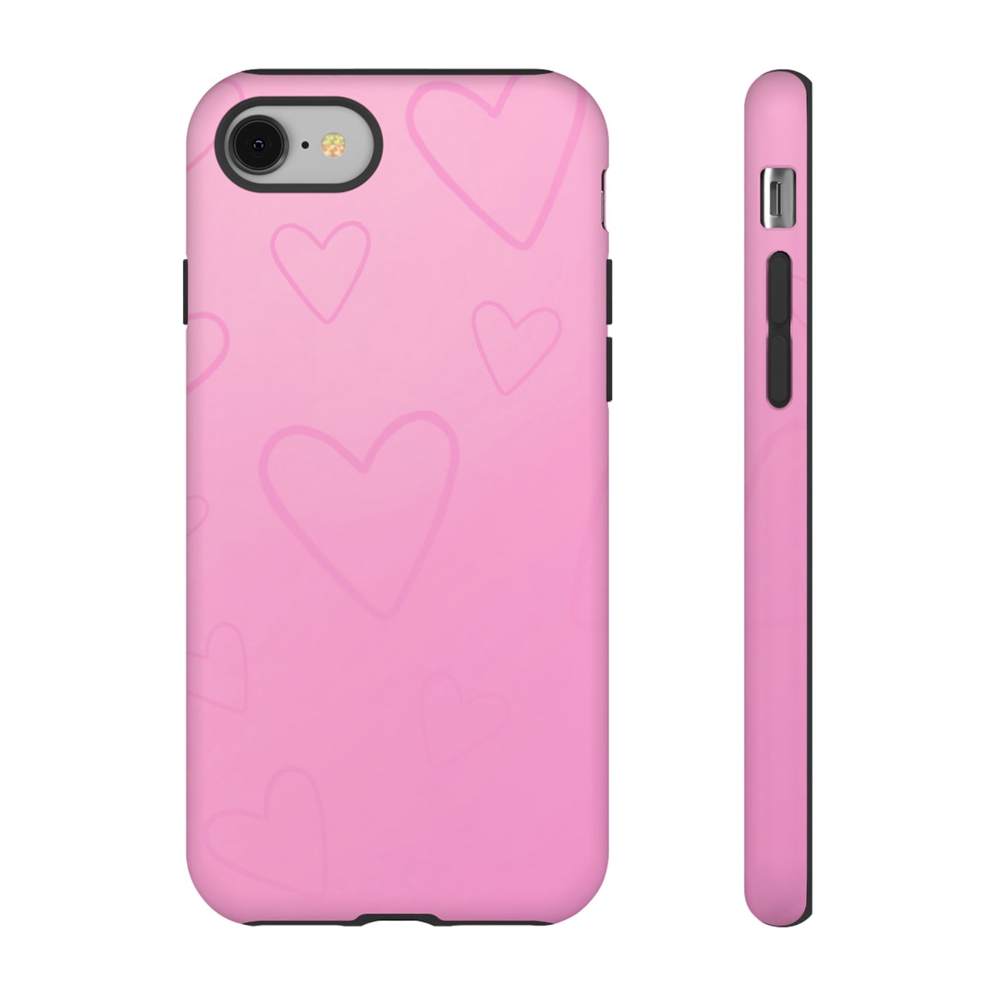 Hearts Pink Tough Cases