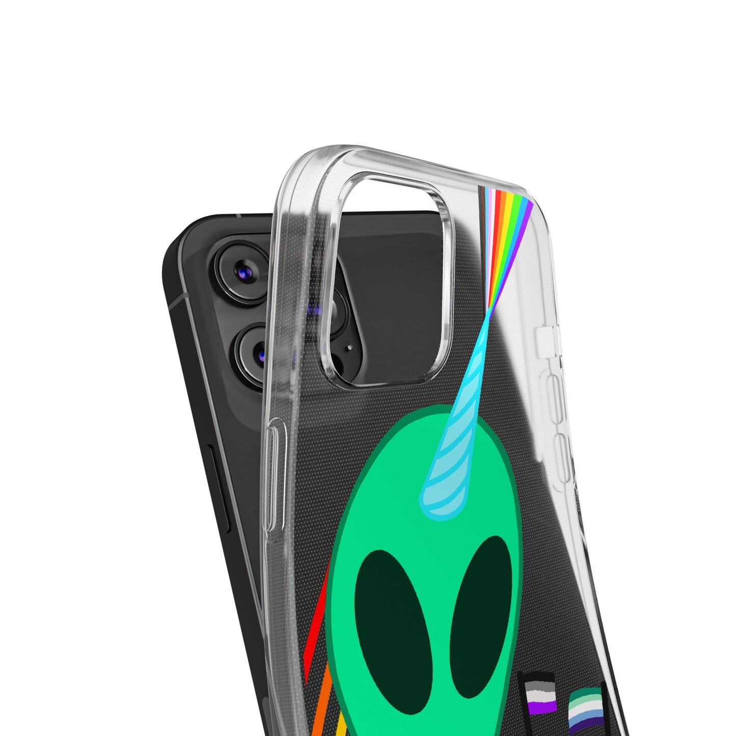 Gay Alien Clear Soft Phone Cases