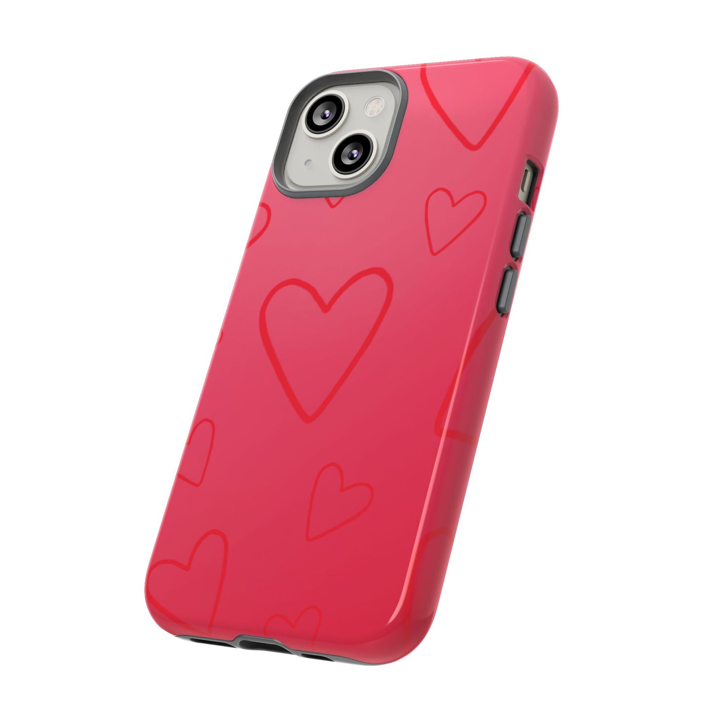 Hearts Red Tough Cases