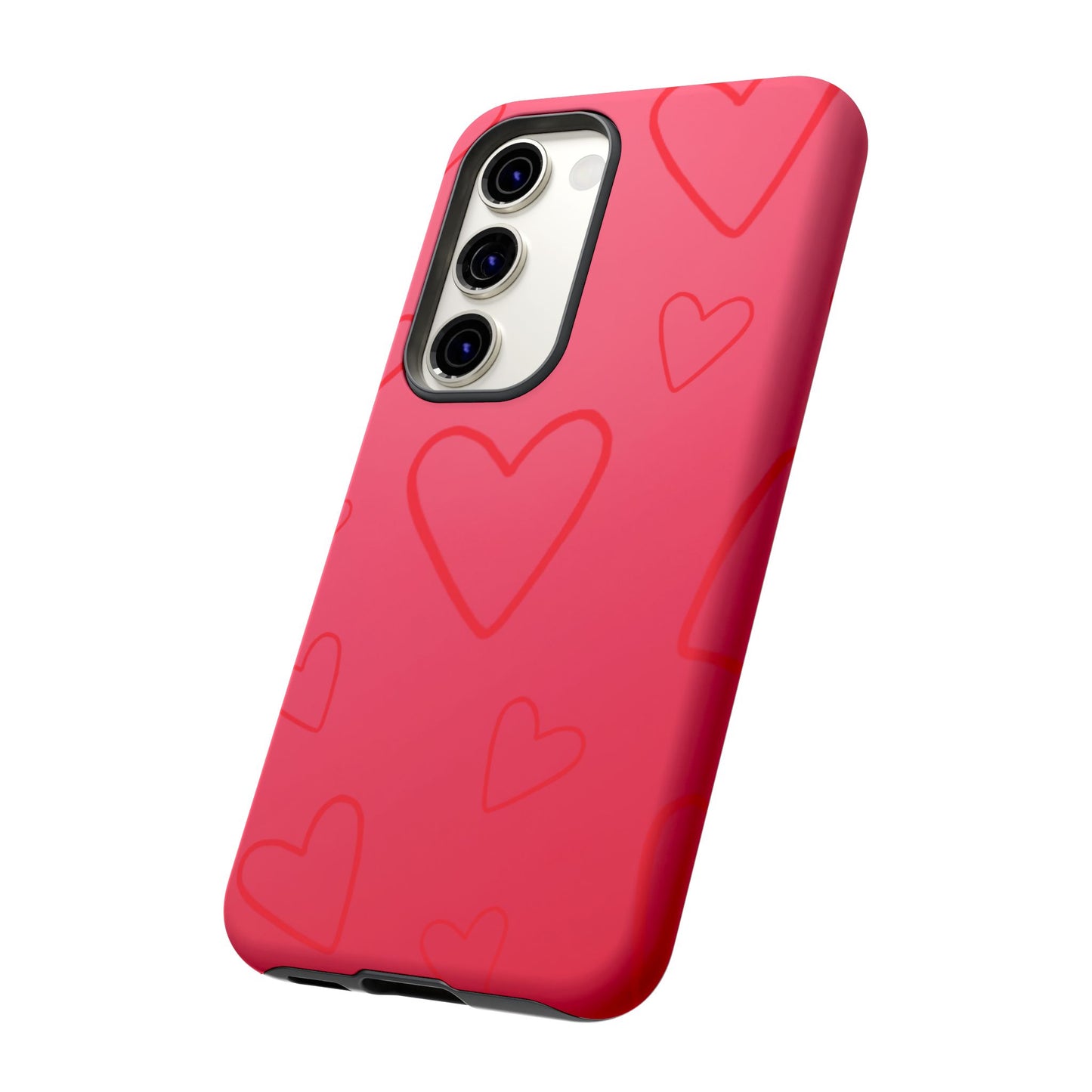 Hearts Red Tough Cases