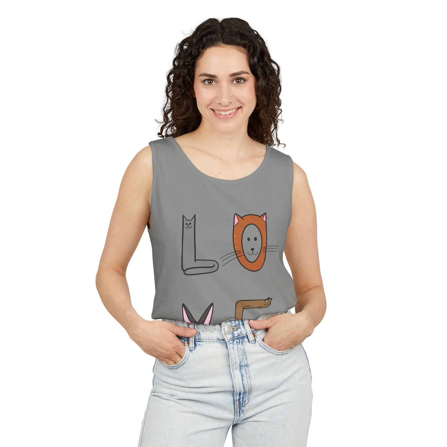 Love Cat Tank Top