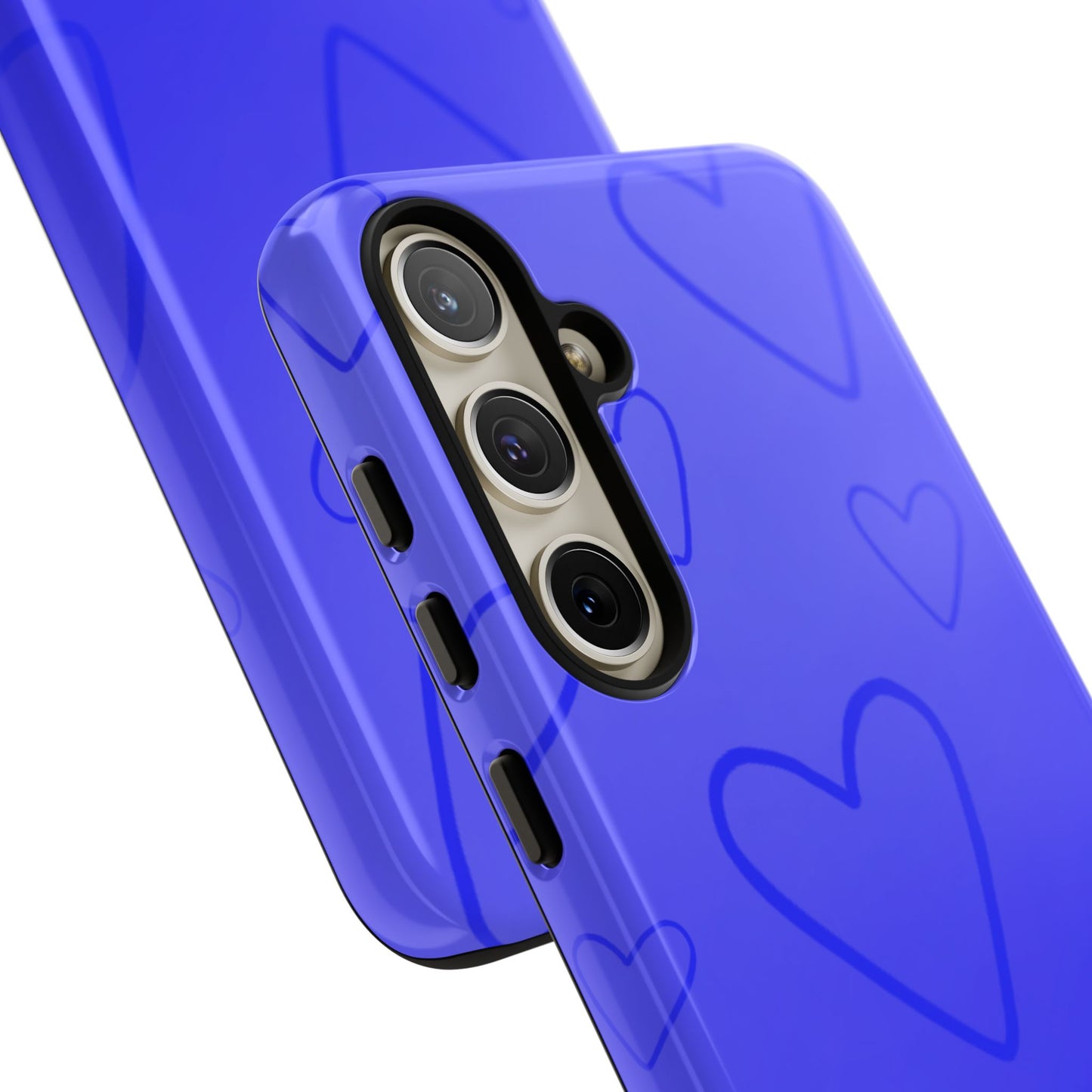 Hearts Blue Tough Cases