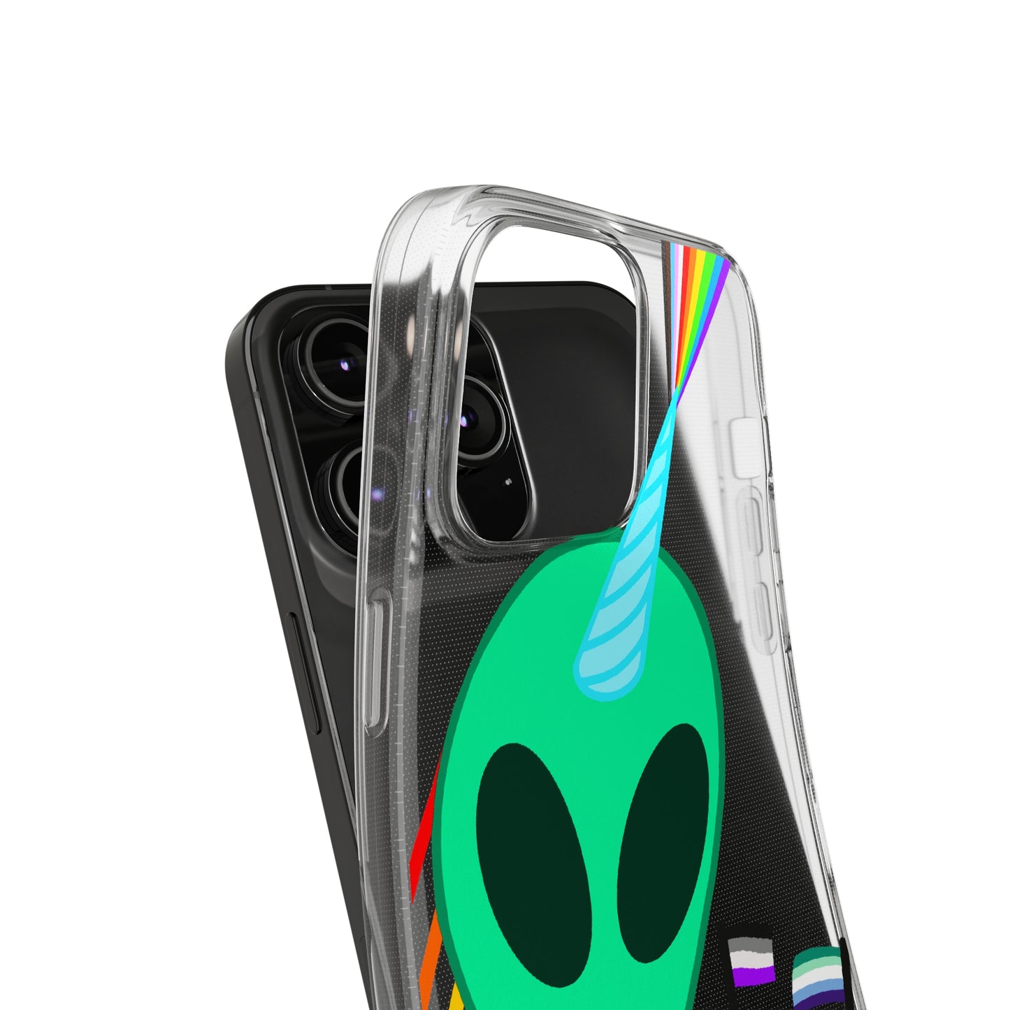 Gay Alien Clear Soft Phone Cases