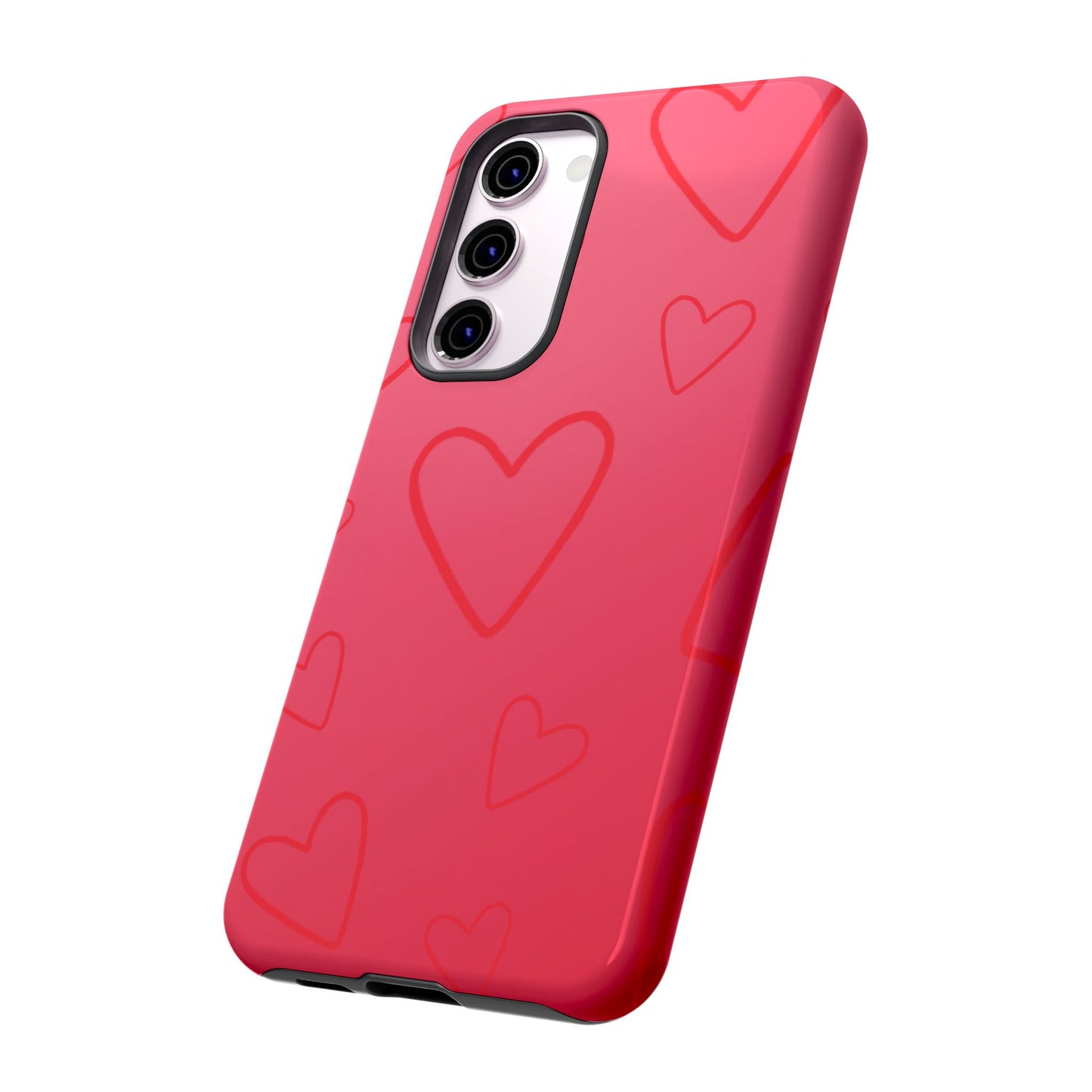 Hearts Red Tough Cases