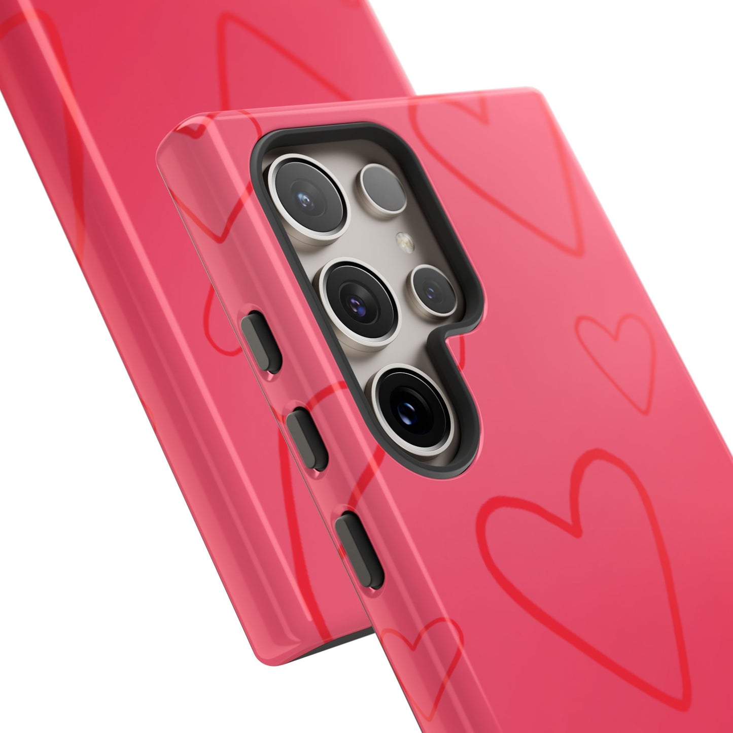 Hearts Red Tough Cases