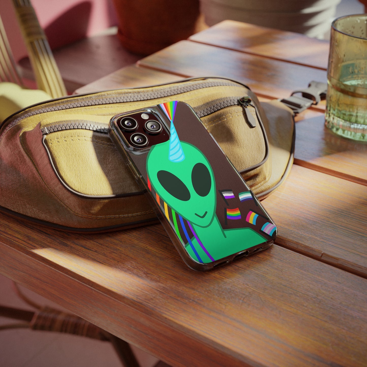 Gay Alien Clear Soft Phone Cases