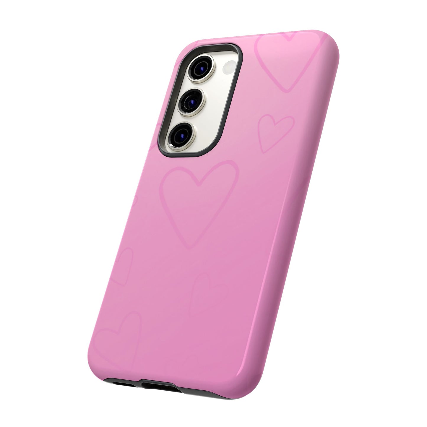 Hearts Pink Tough Cases