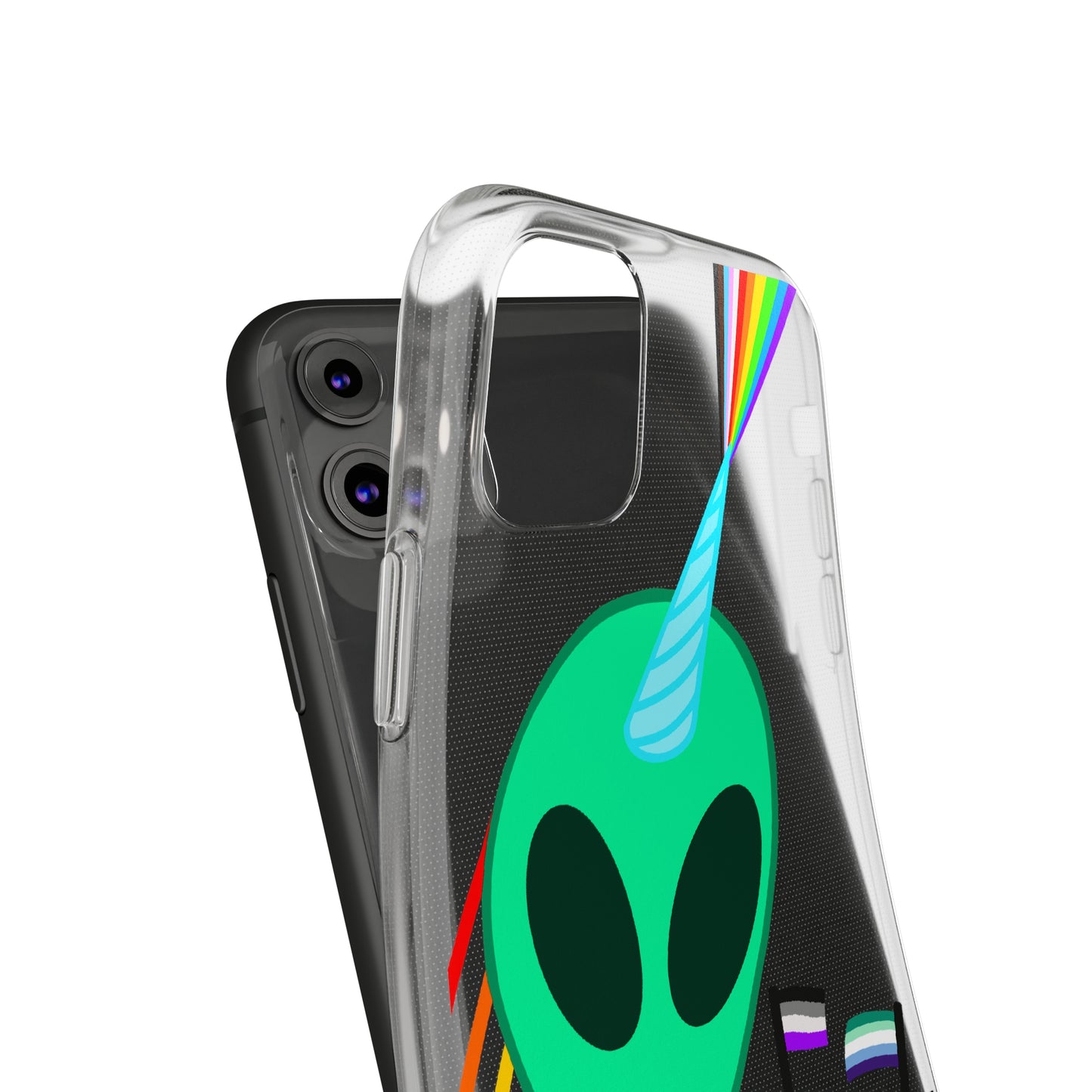 Gay Alien Clear Soft Phone Cases