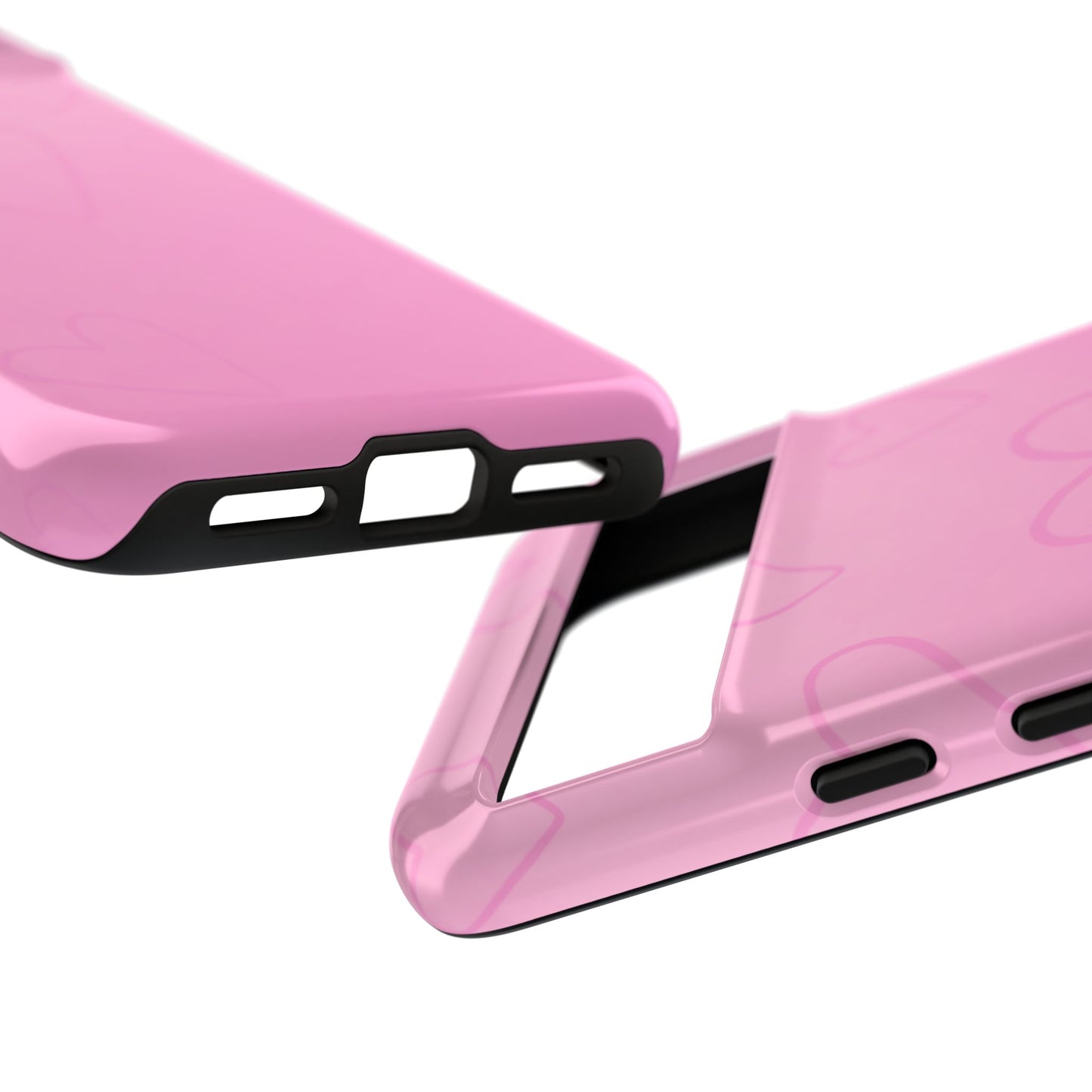 Hearts Pink Tough Cases