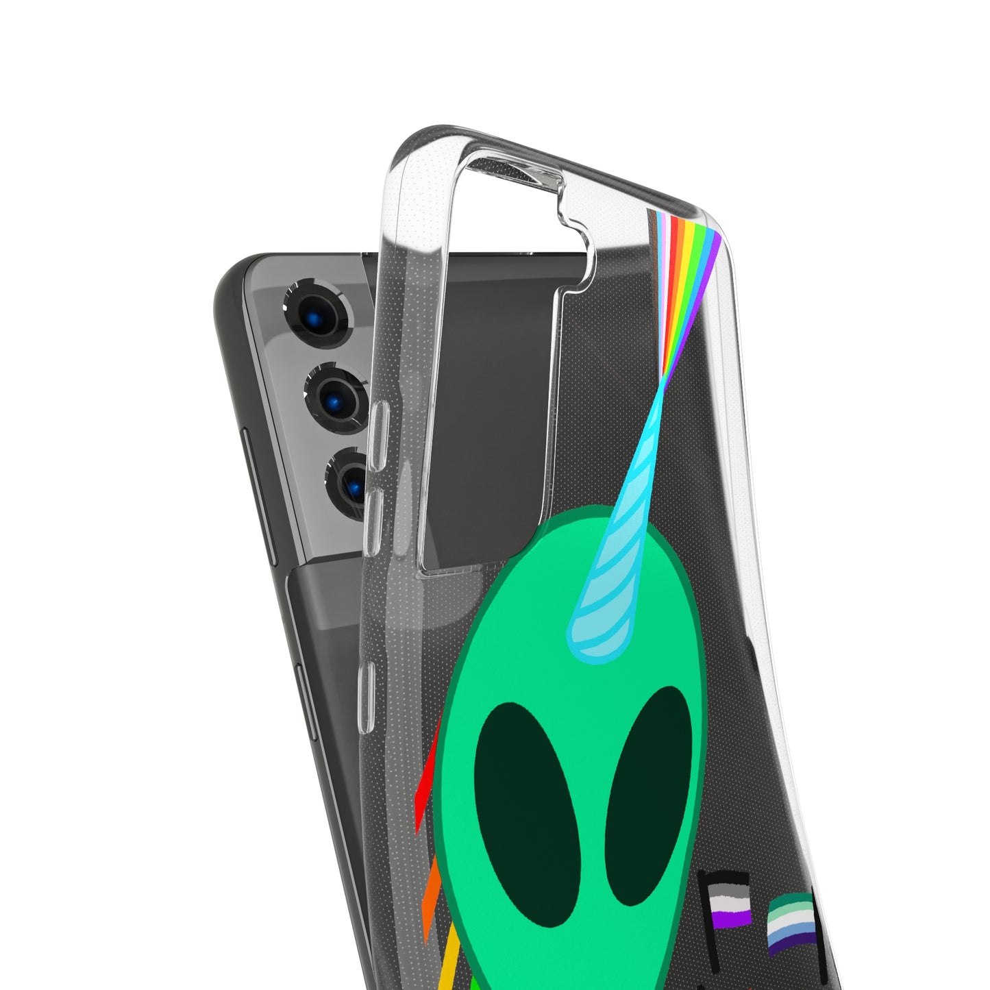 Gay Alien Clear Soft Phone Cases