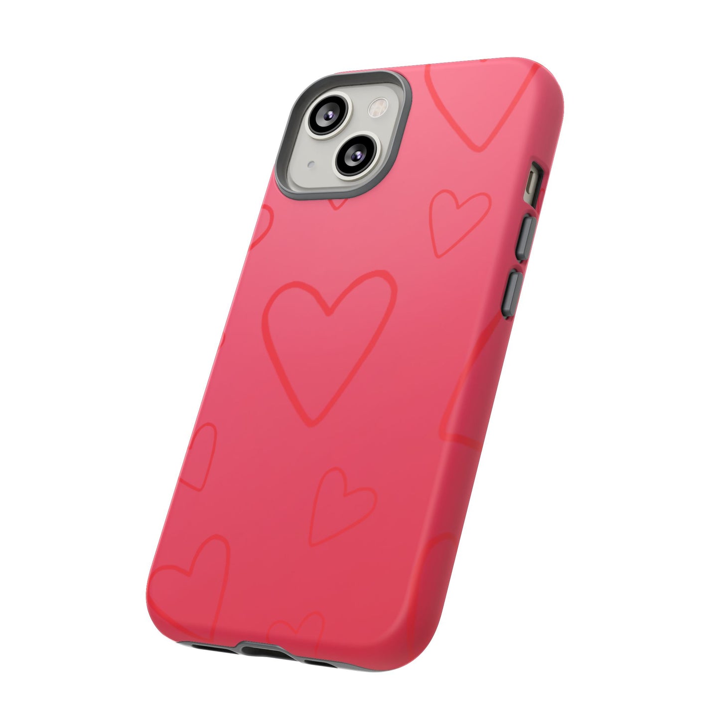 Hearts Red Tough Cases