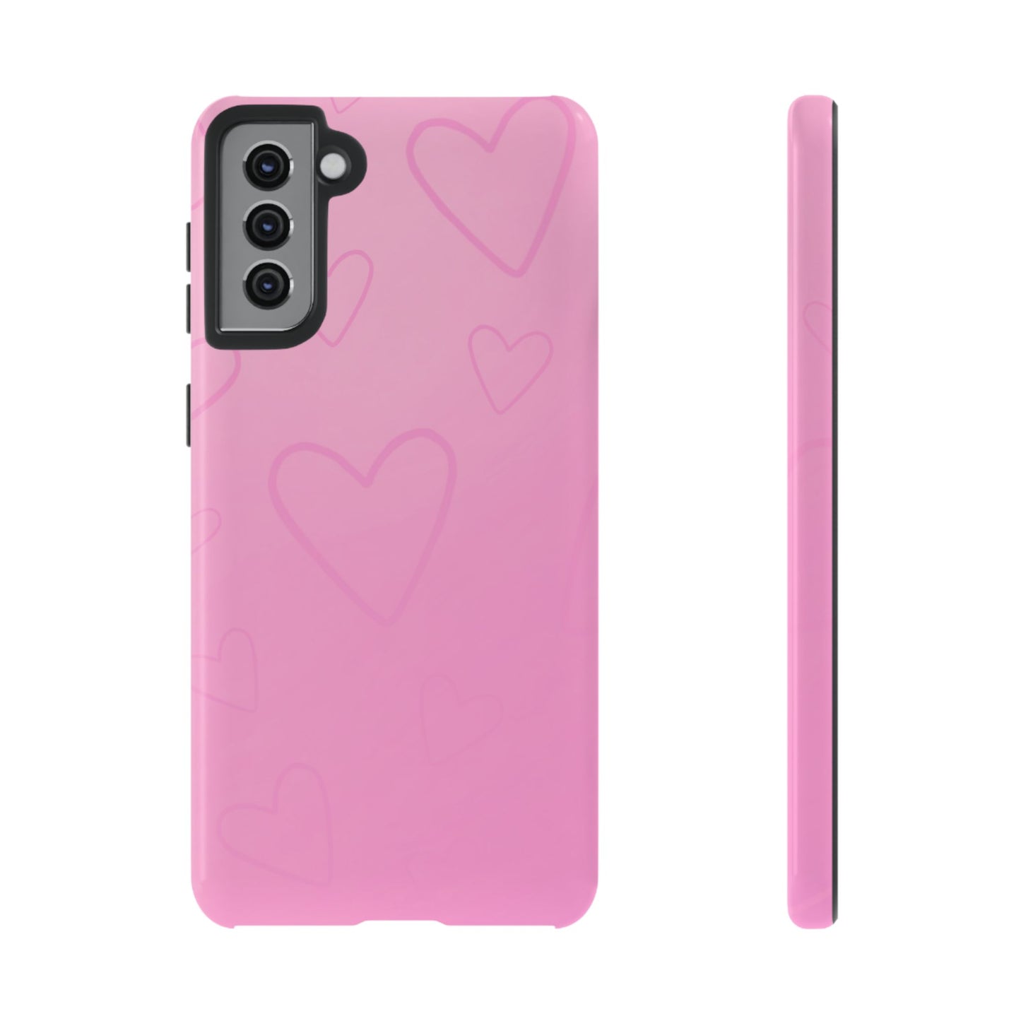 Hearts Pink Tough Cases