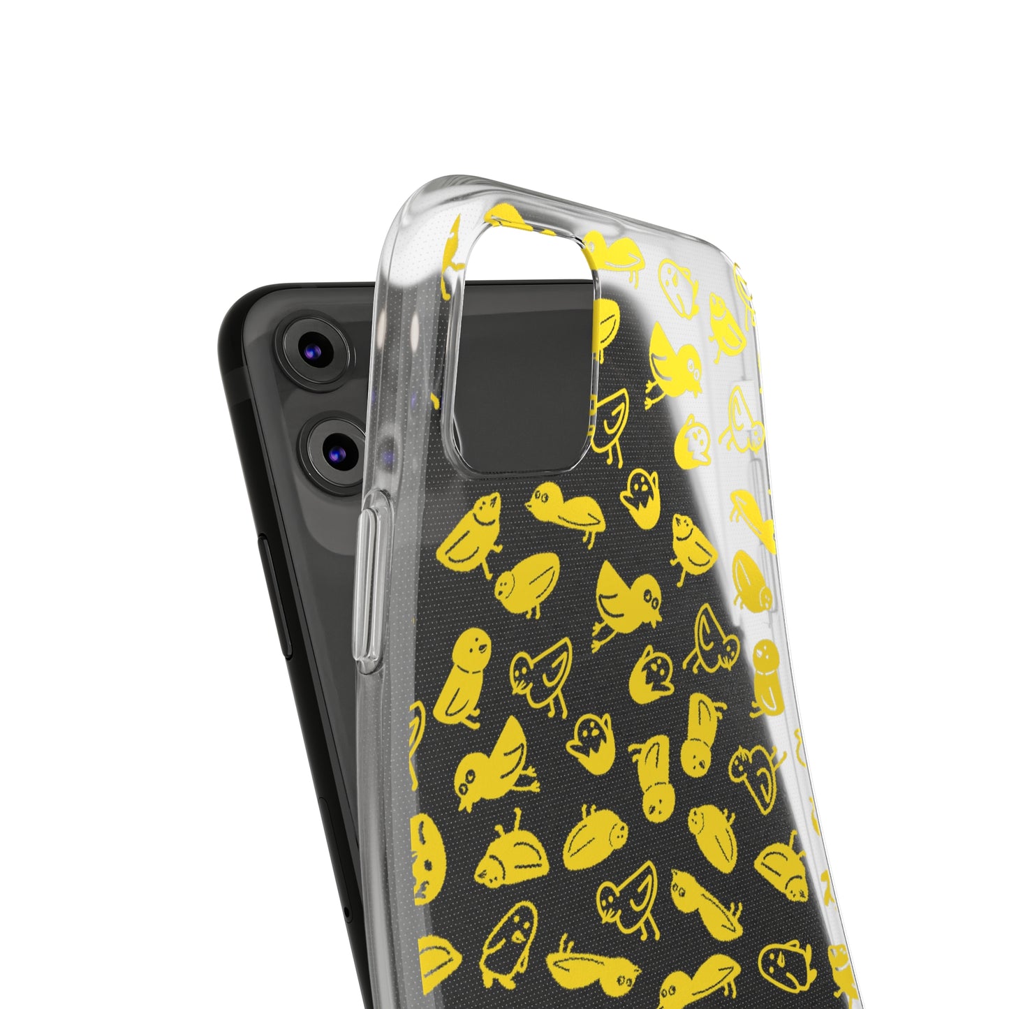 Silly Birds Clear Soft Phone Cases