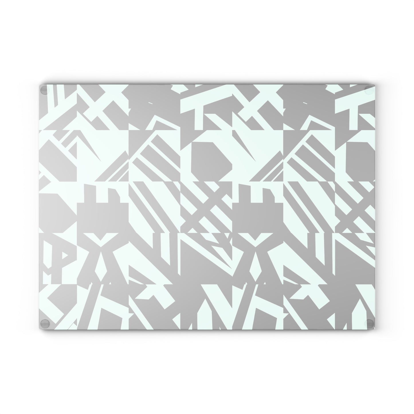 Black and White Glass Cutting Board