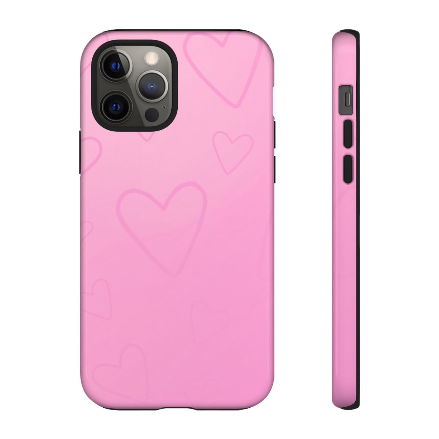 Hearts Pink Tough Cases