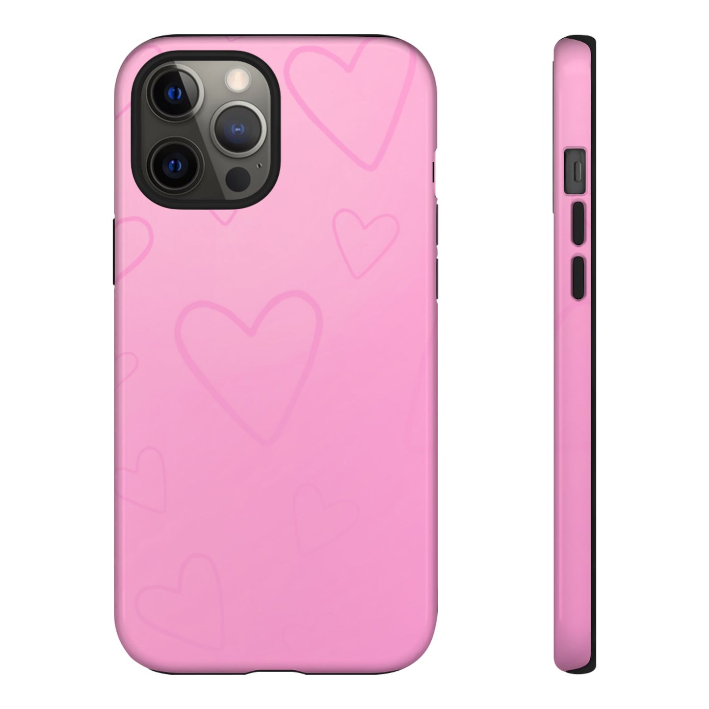 Hearts Pink Tough Cases