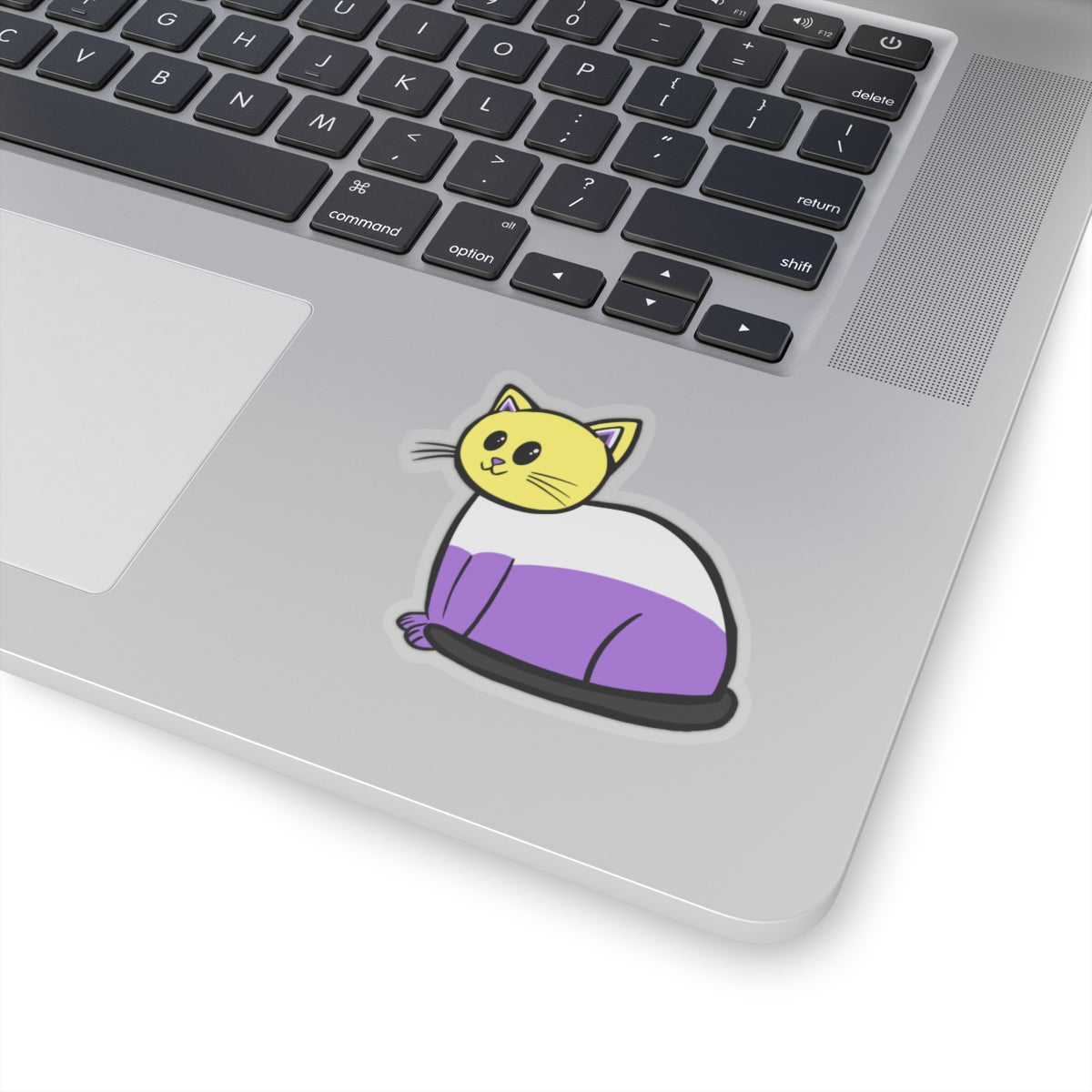 Non Binary Cat Sticker