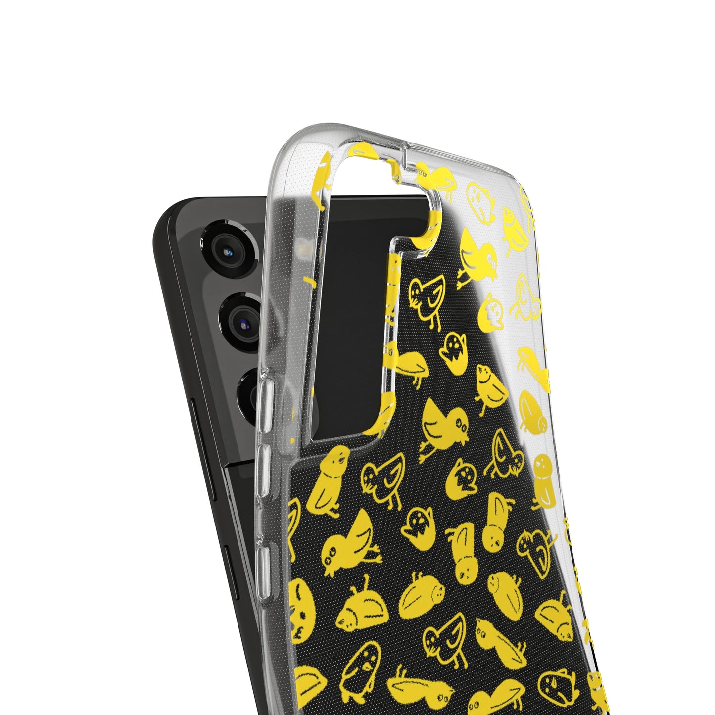 Silly Birds Clear Soft Phone Cases