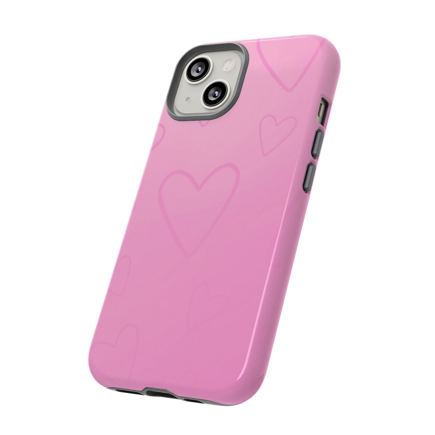 Hearts Pink Tough Cases