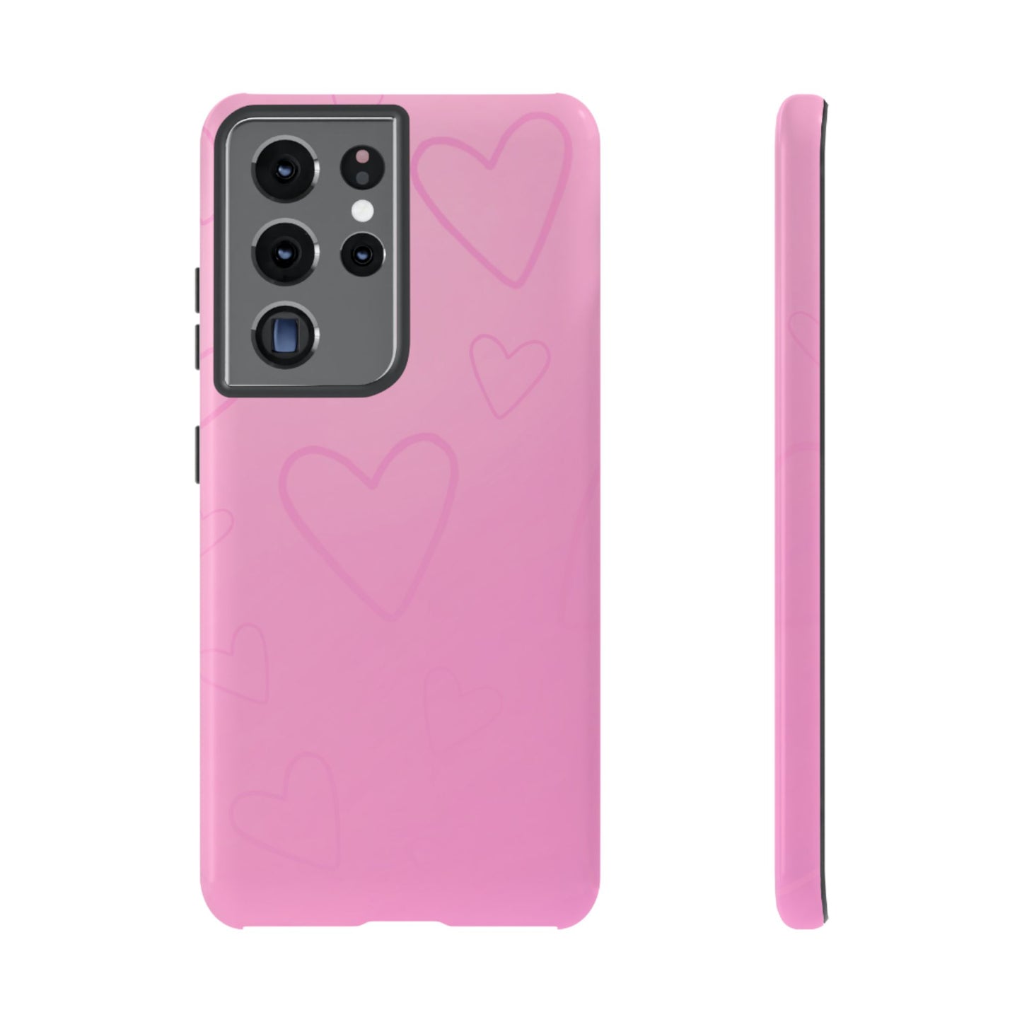 Hearts Pink Tough Cases