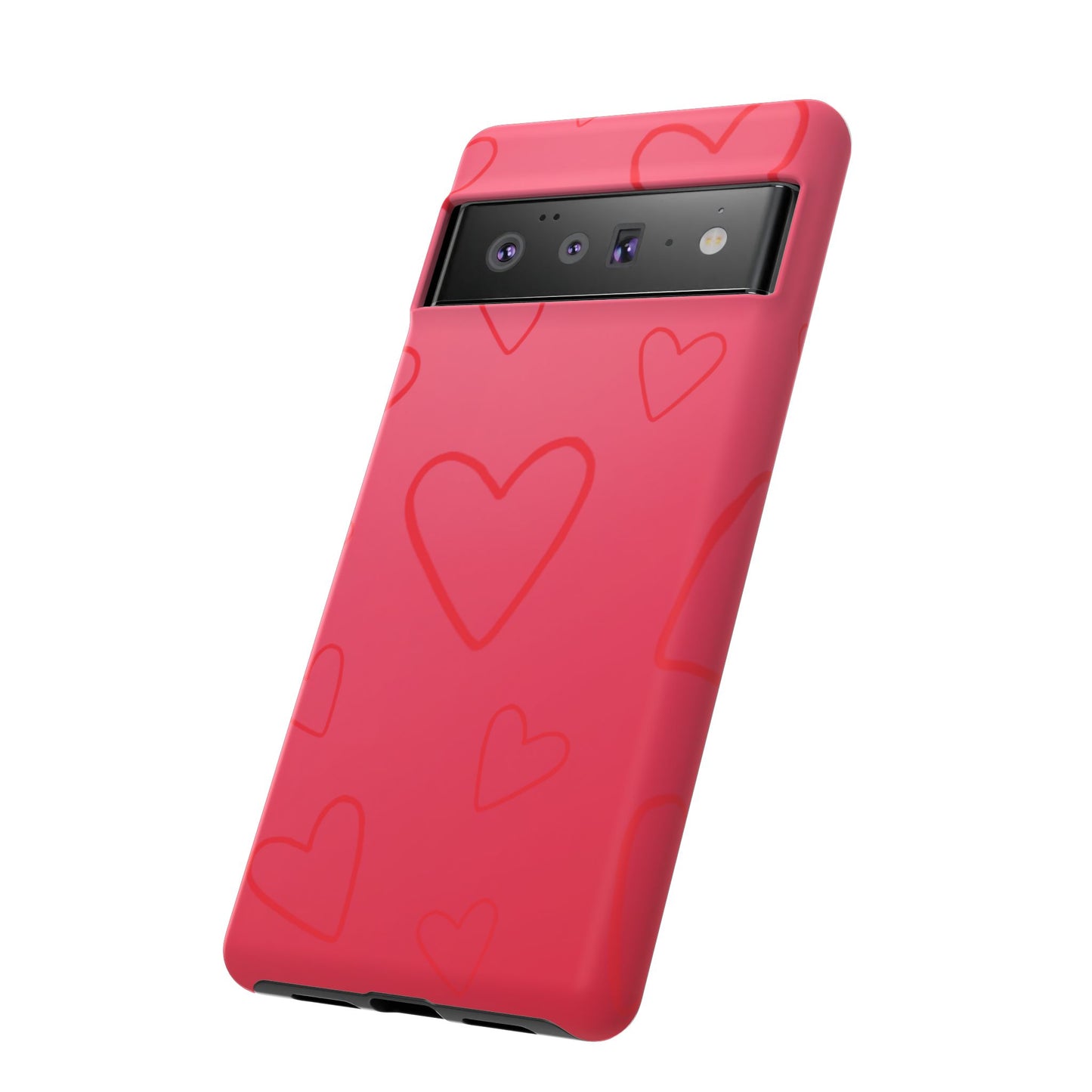 Hearts Red Tough Cases