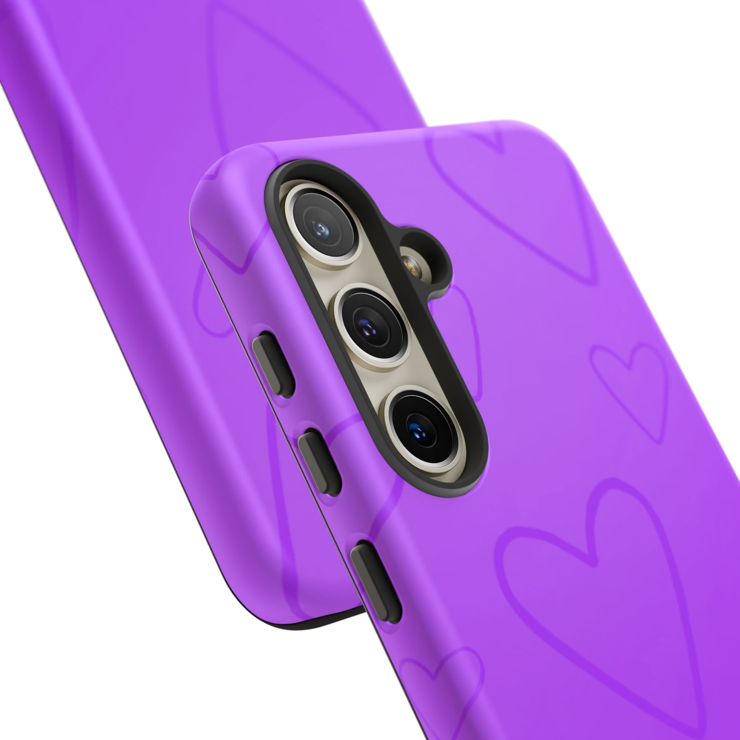 Hearts Purple Tough Cases