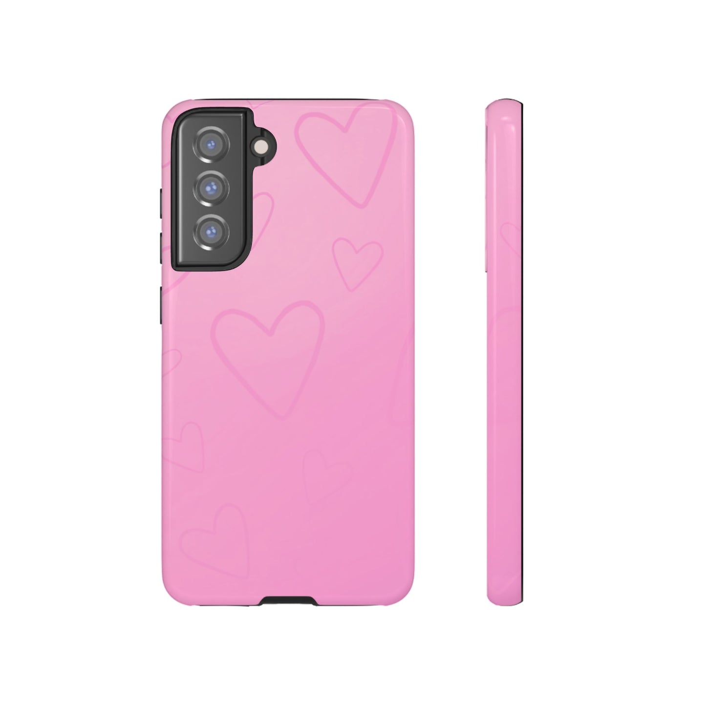 Hearts Pink Tough Cases