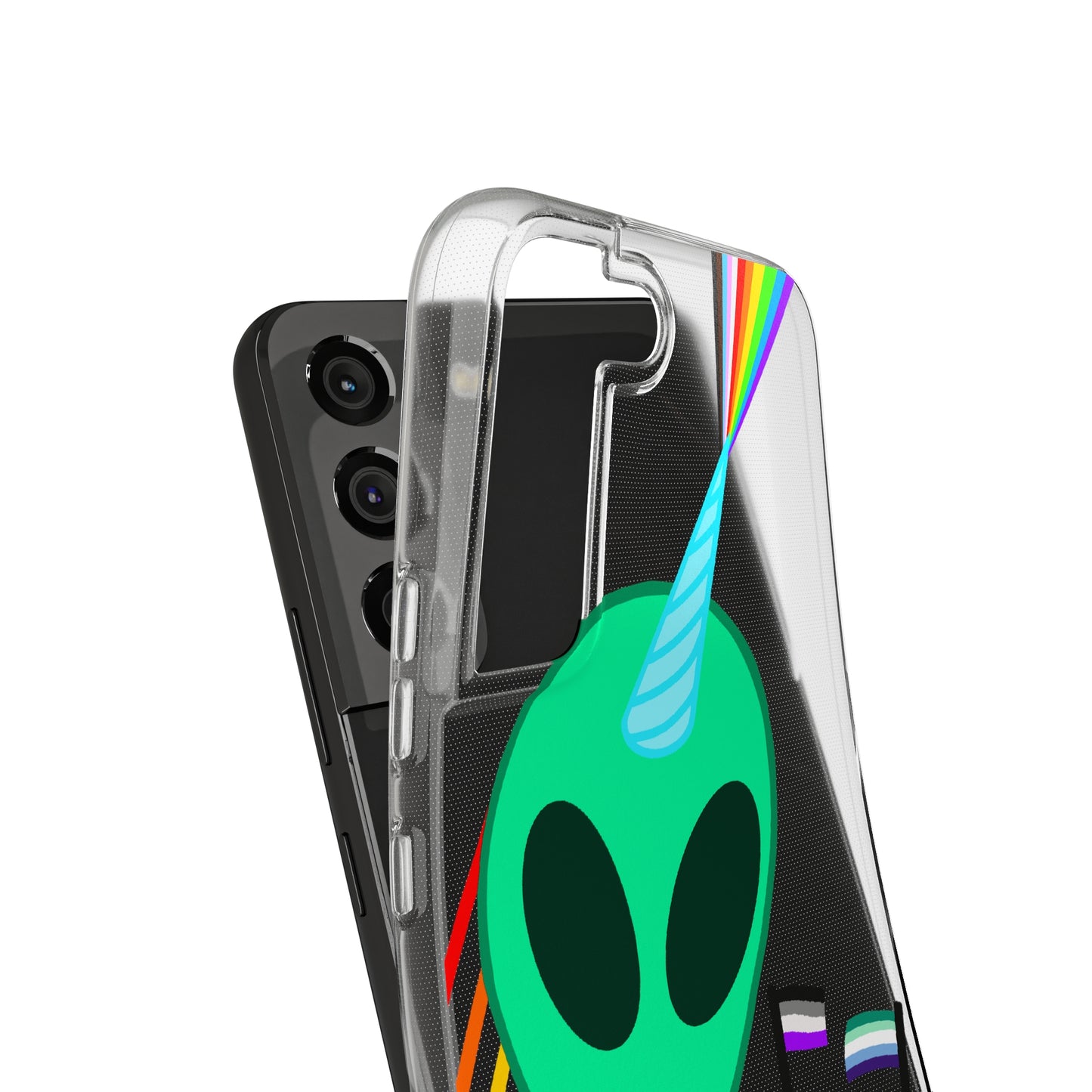 Gay Alien Clear Soft Phone Cases