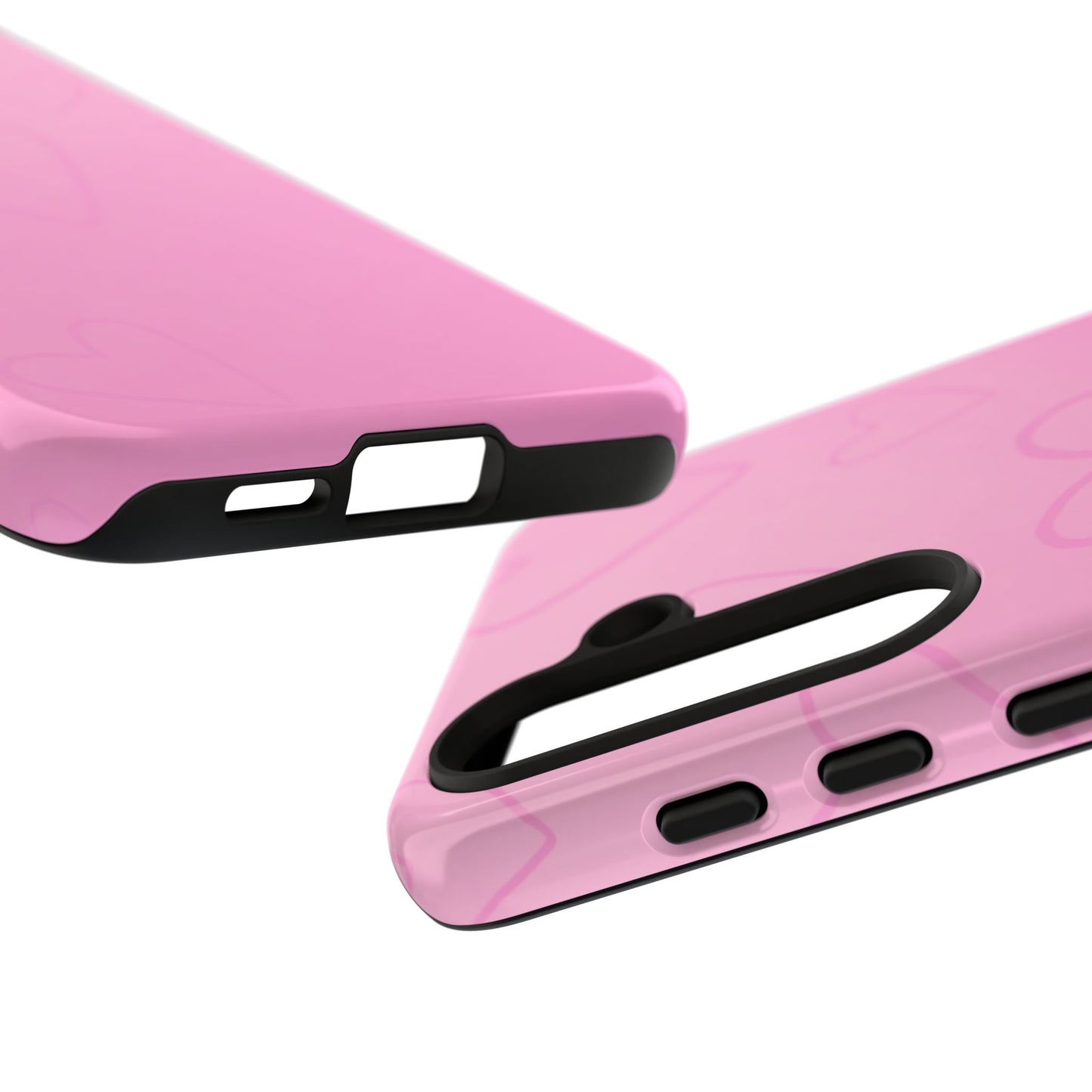 Hearts Pink Tough Cases