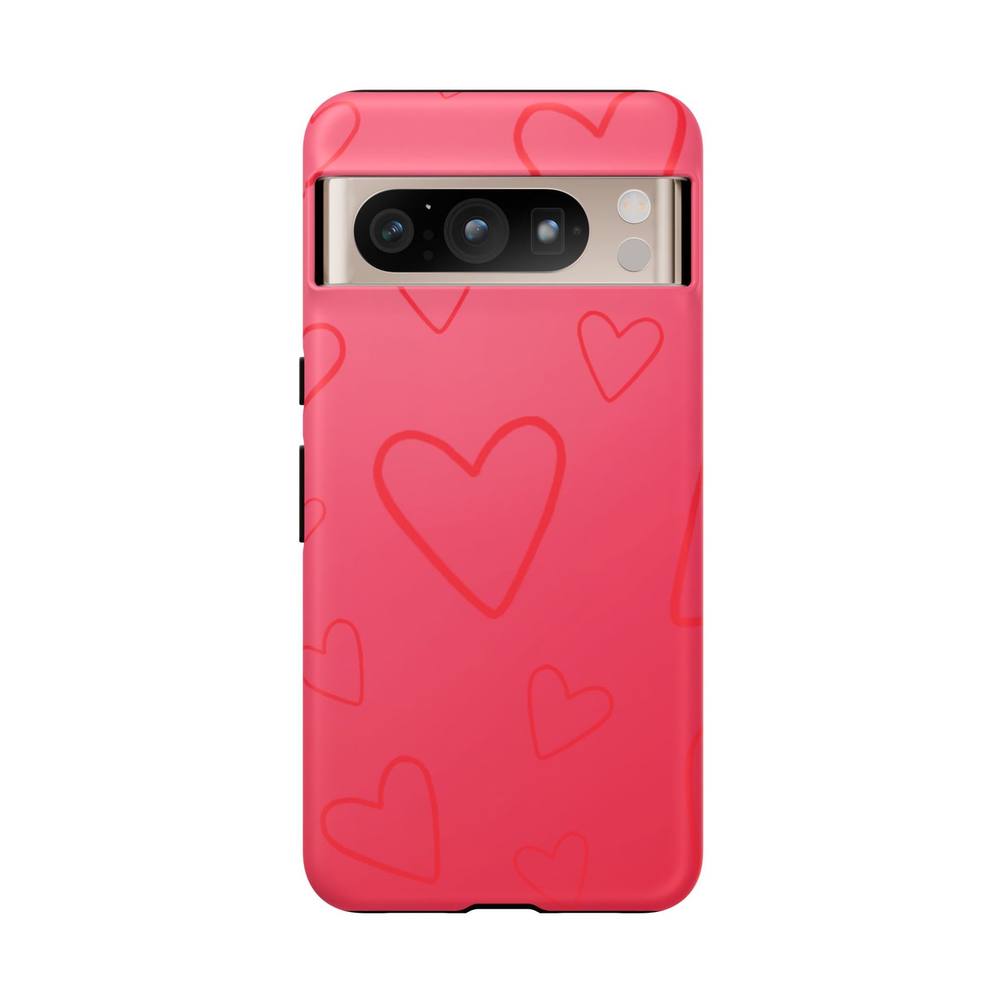 Hearts Red Tough Cases