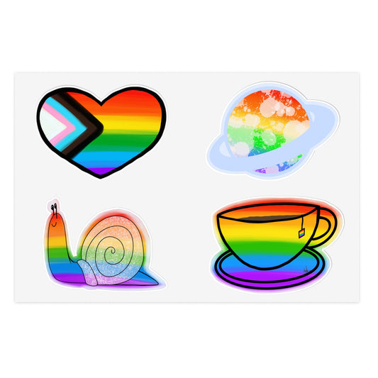 Rainbow Pride Sticker Sheets