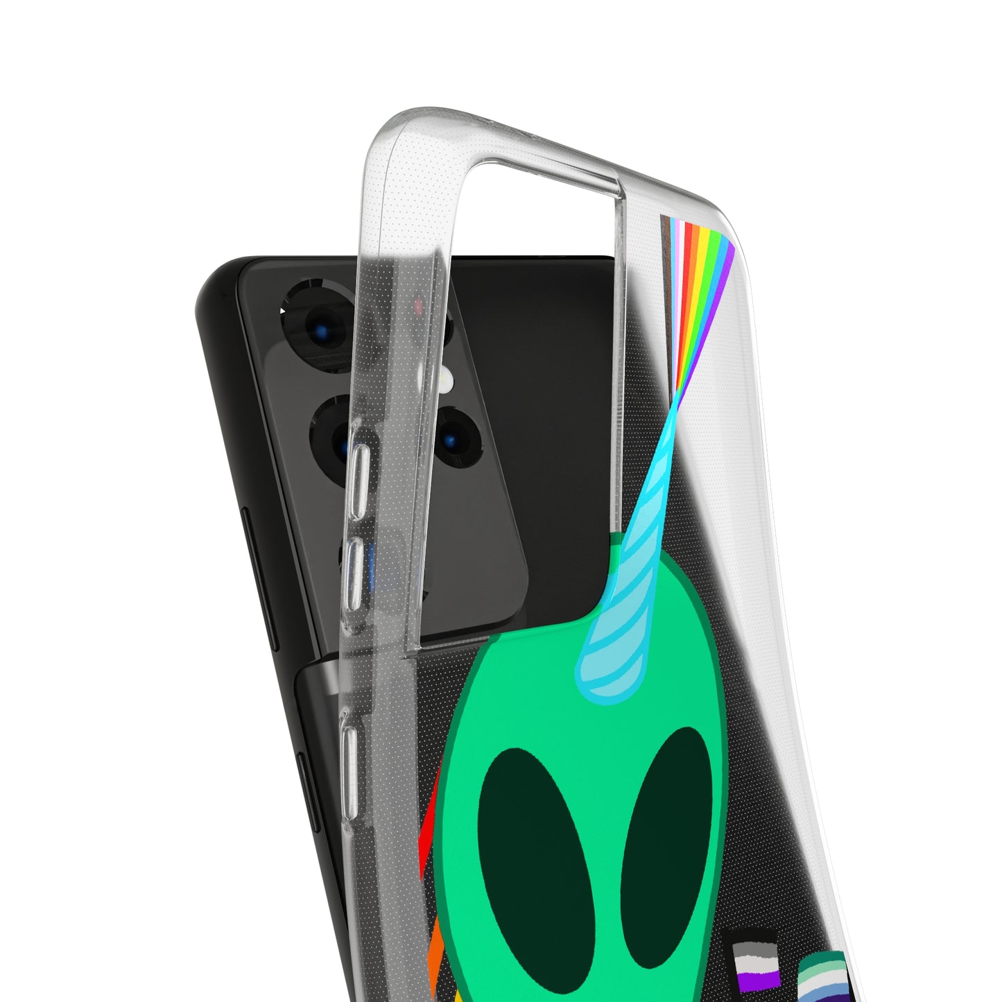 Gay Alien Clear Soft Phone Cases