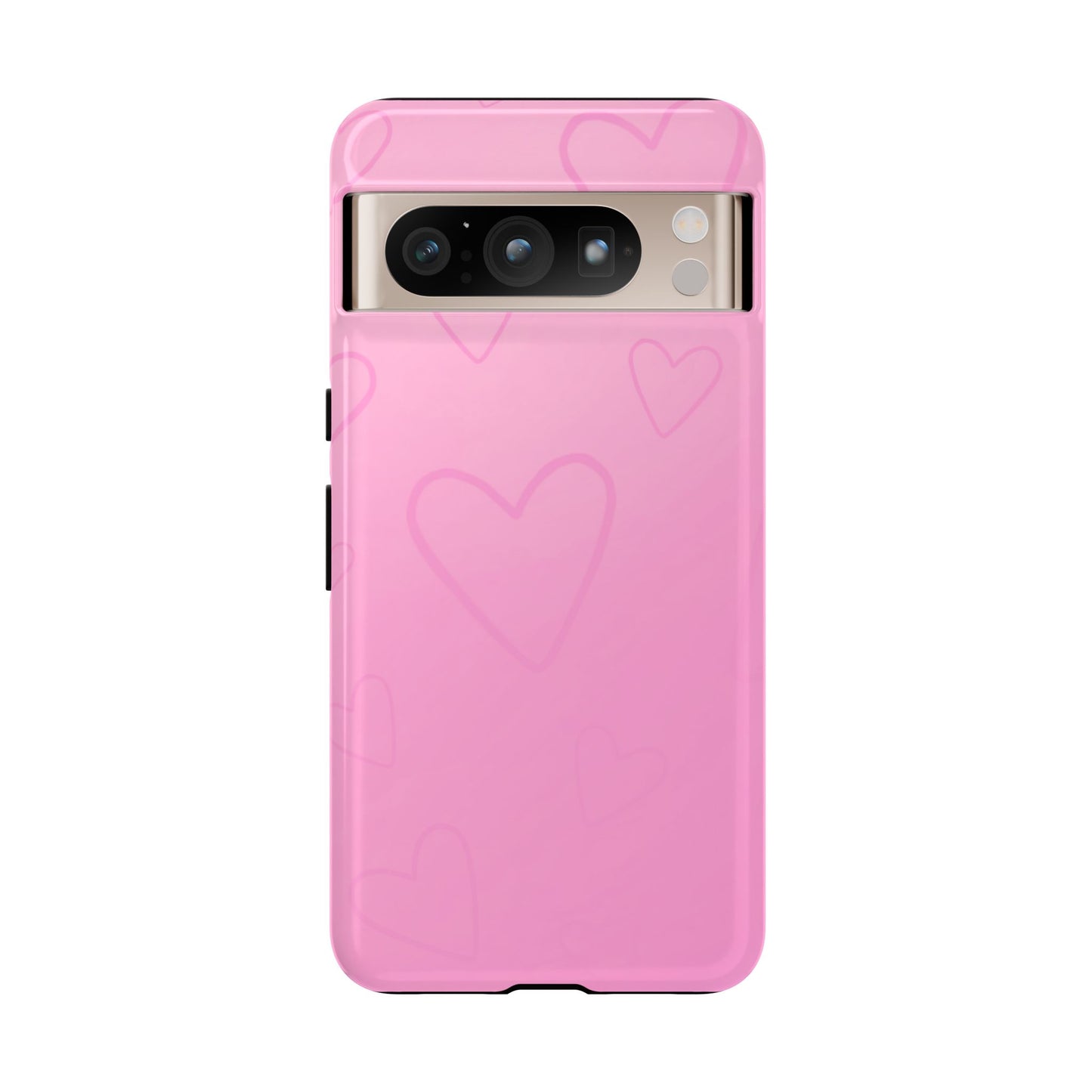 Hearts Pink Tough Cases