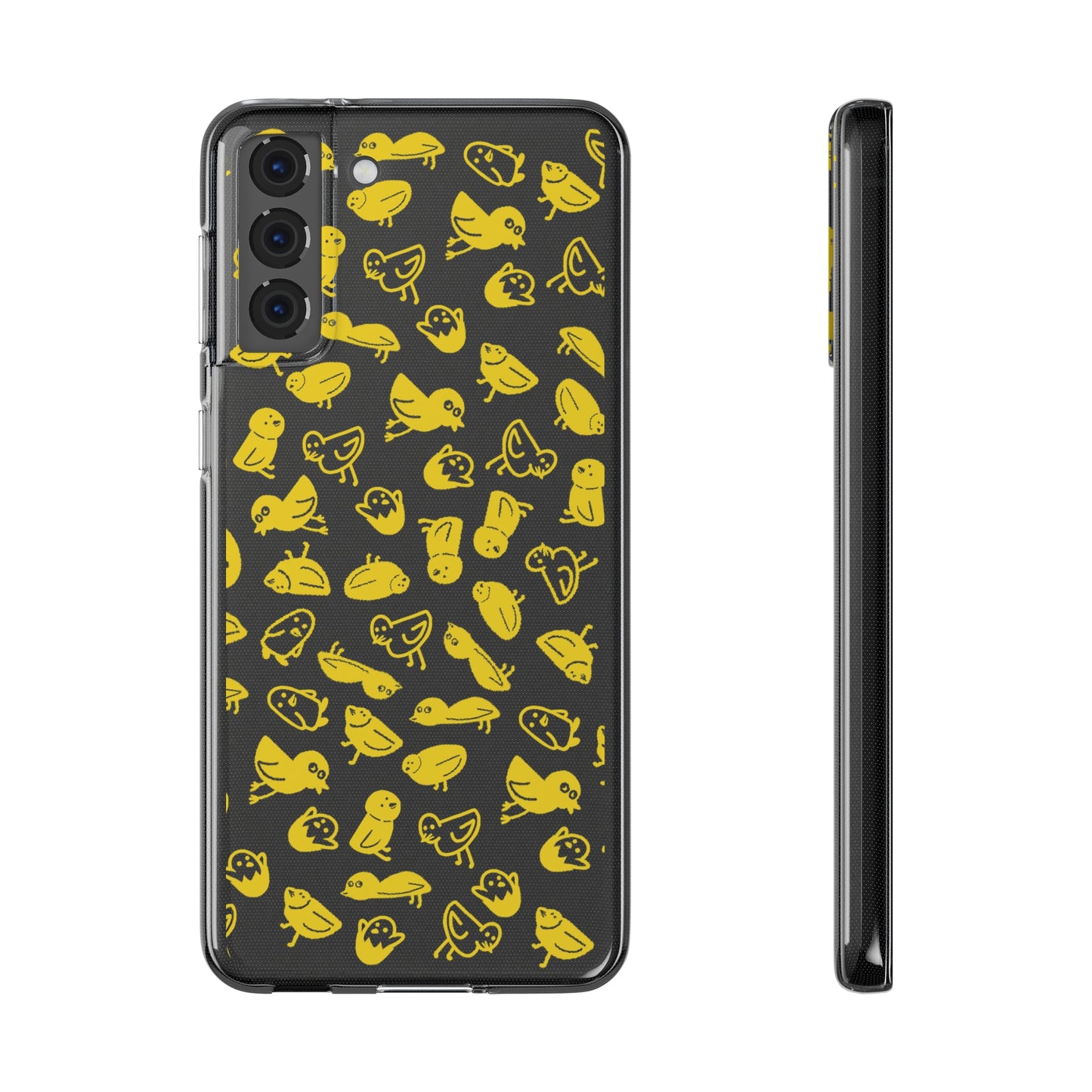 Silly Birds Clear Soft Phone Cases