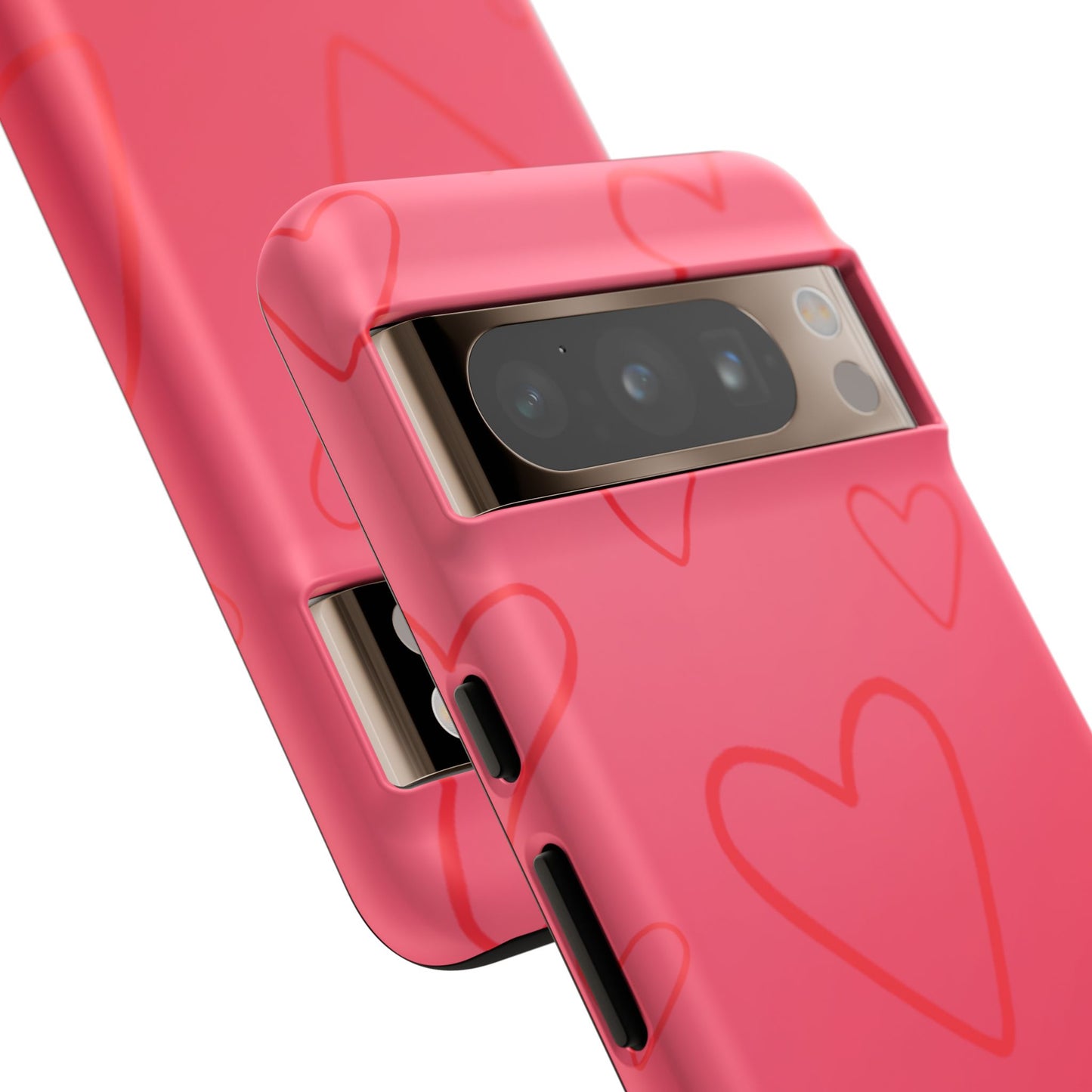 Hearts Red Tough Cases