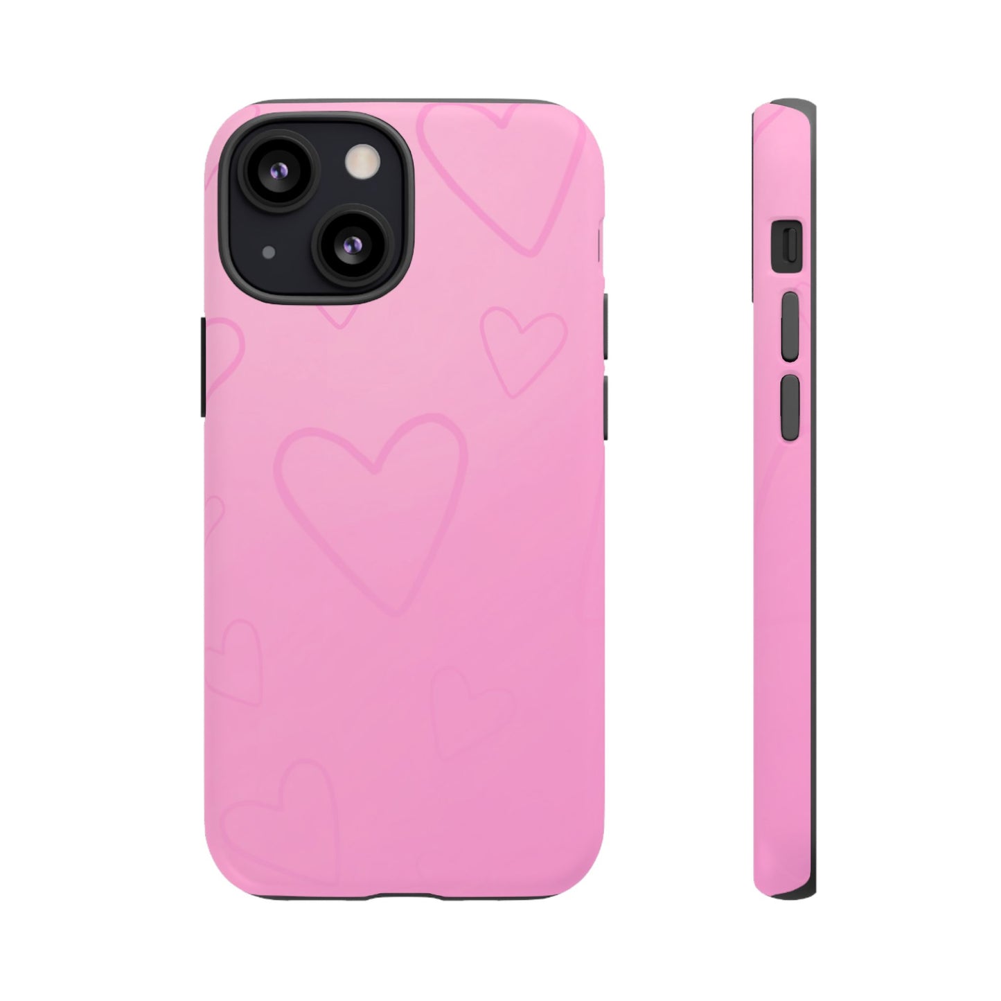 Hearts Pink Tough Cases