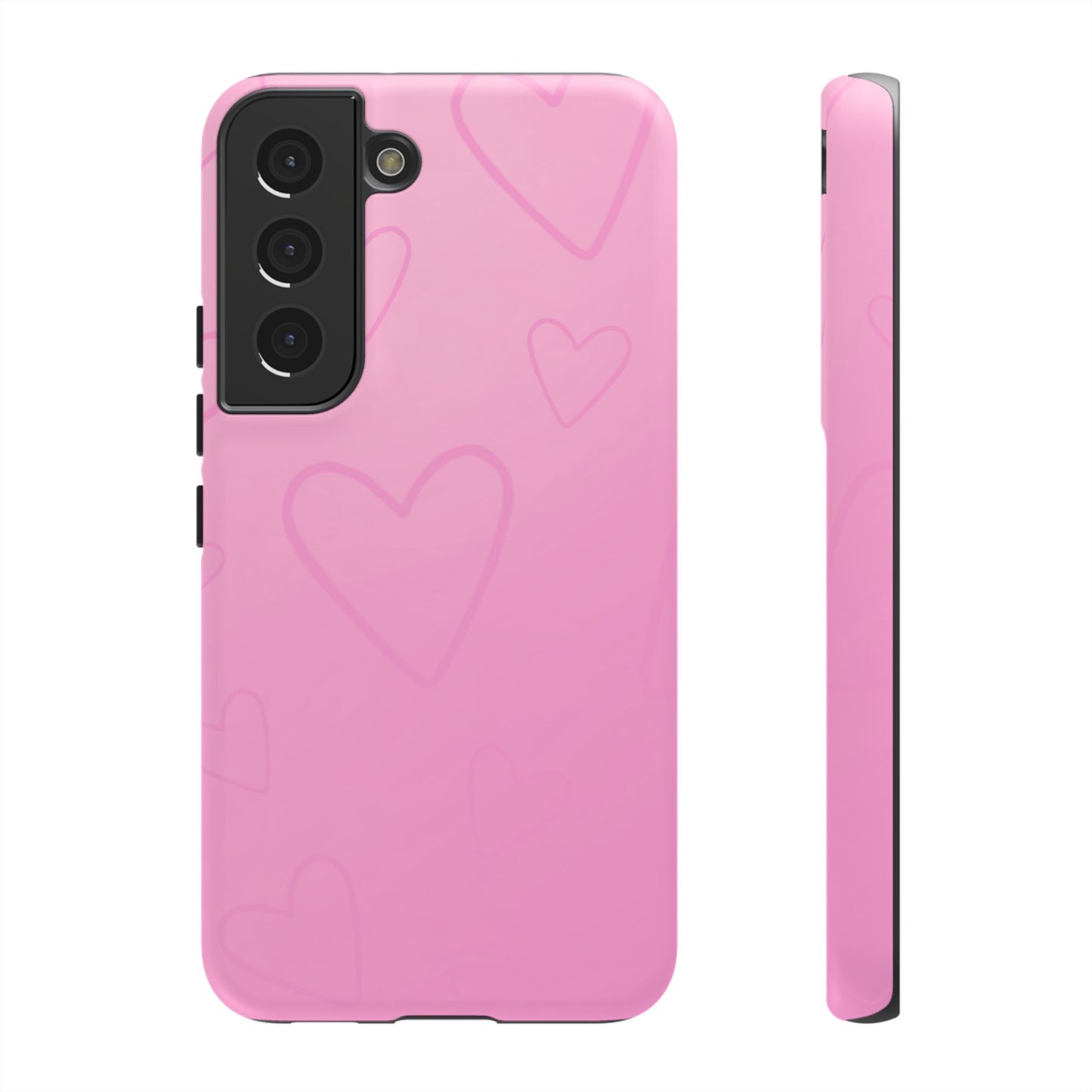 Hearts Pink Tough Cases