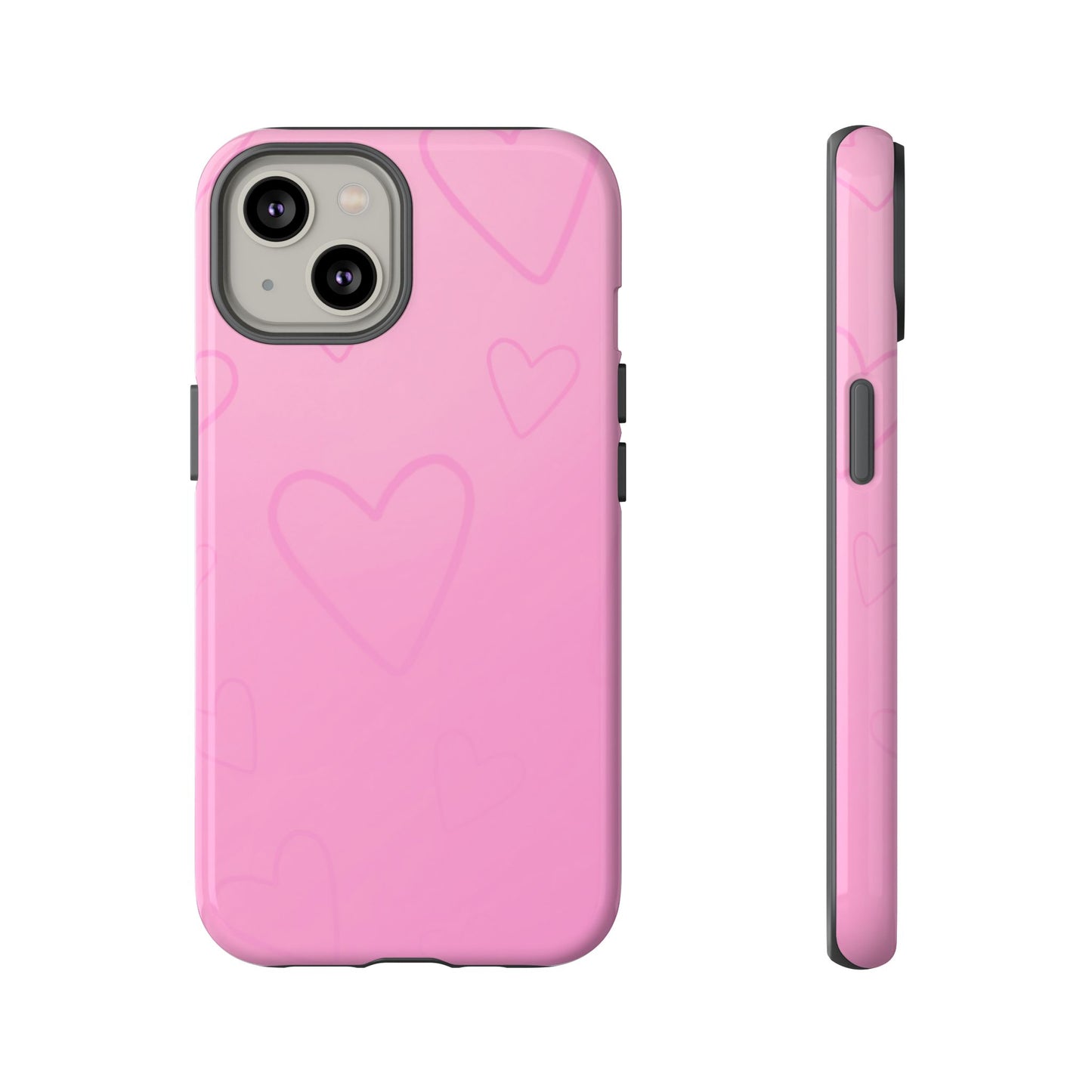 Hearts Pink Tough Cases