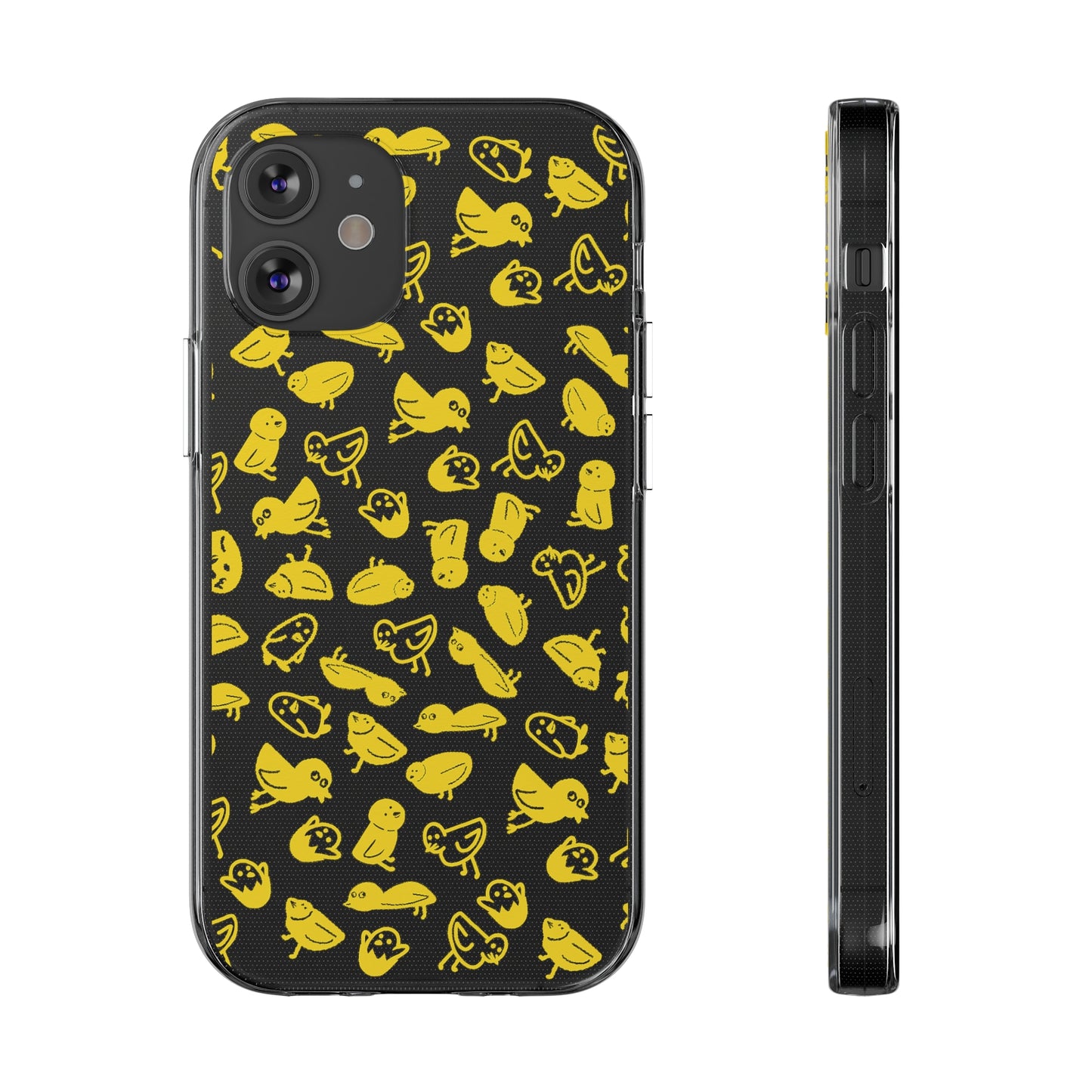 Silly Birds Clear Soft Phone Cases