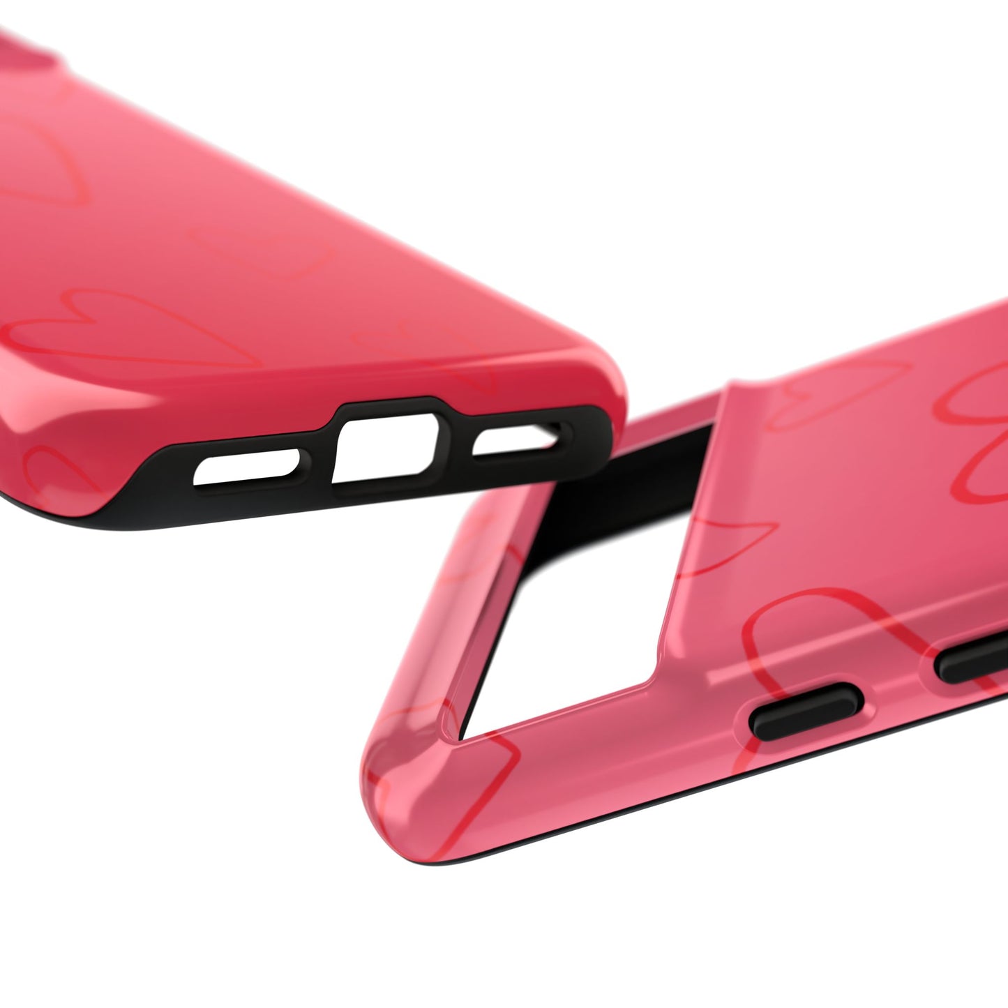 Hearts Red Tough Cases