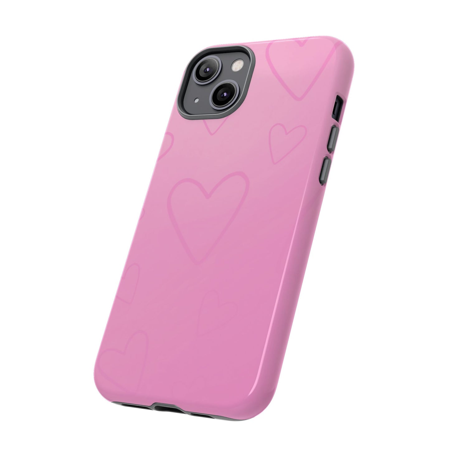 Hearts Pink Tough Cases