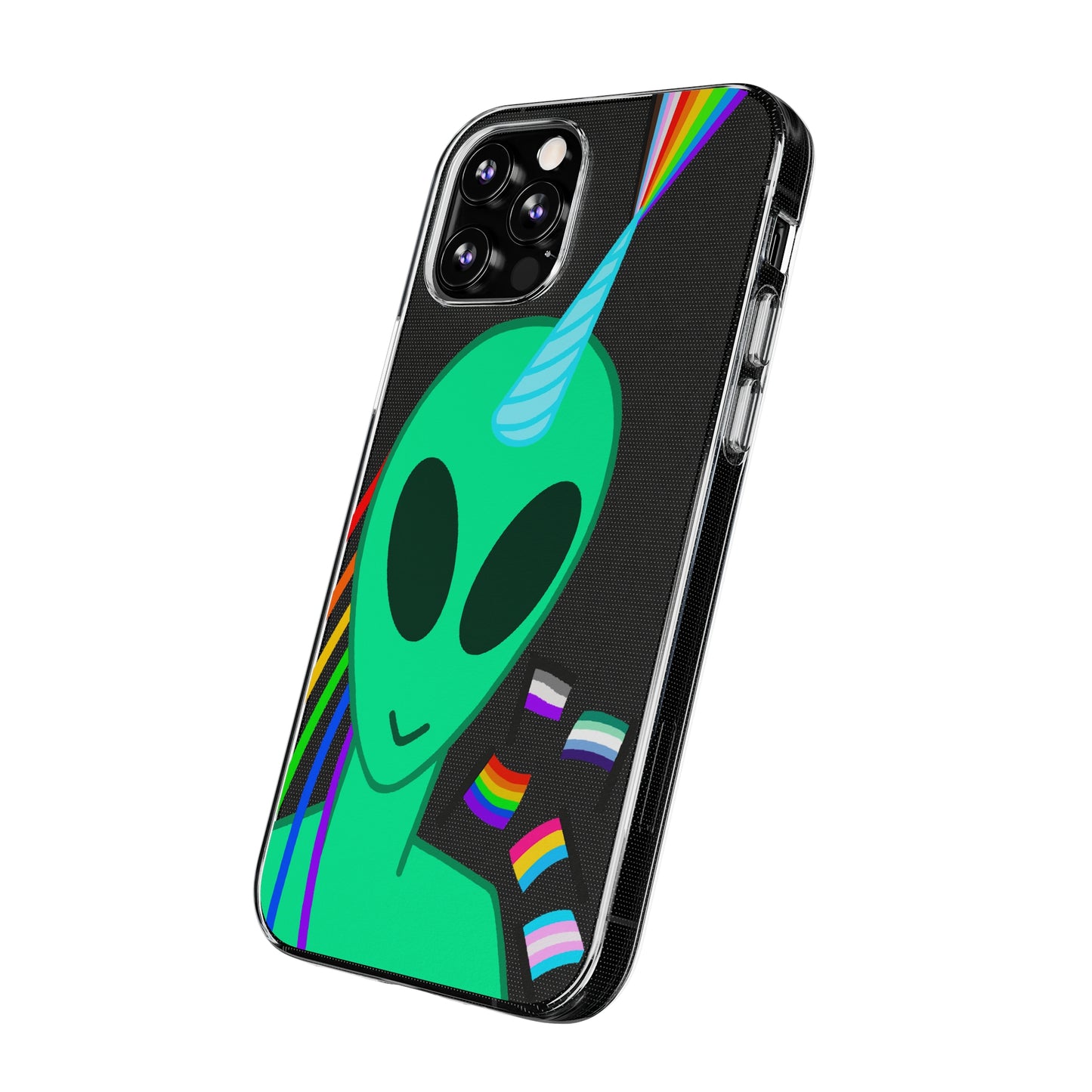 Gay Alien Clear Soft Phone Cases