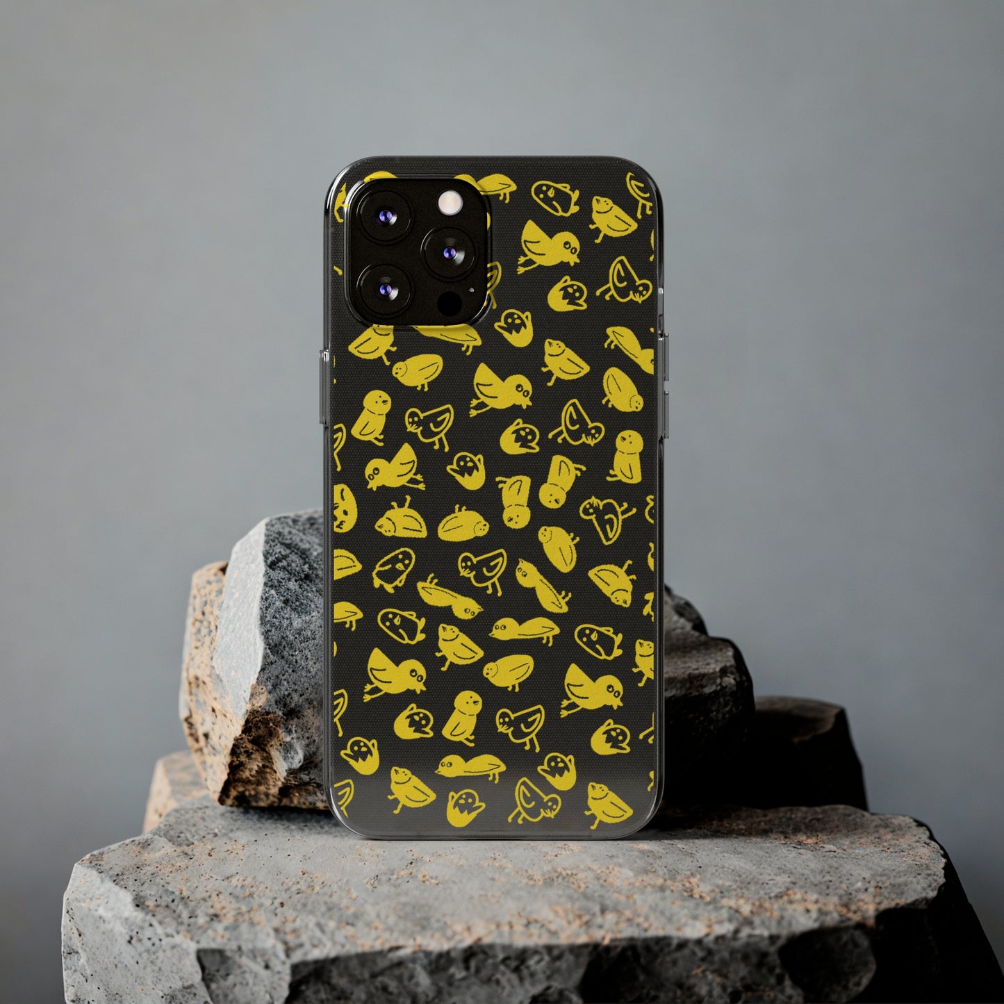 Silly Birds Clear Soft Phone Cases