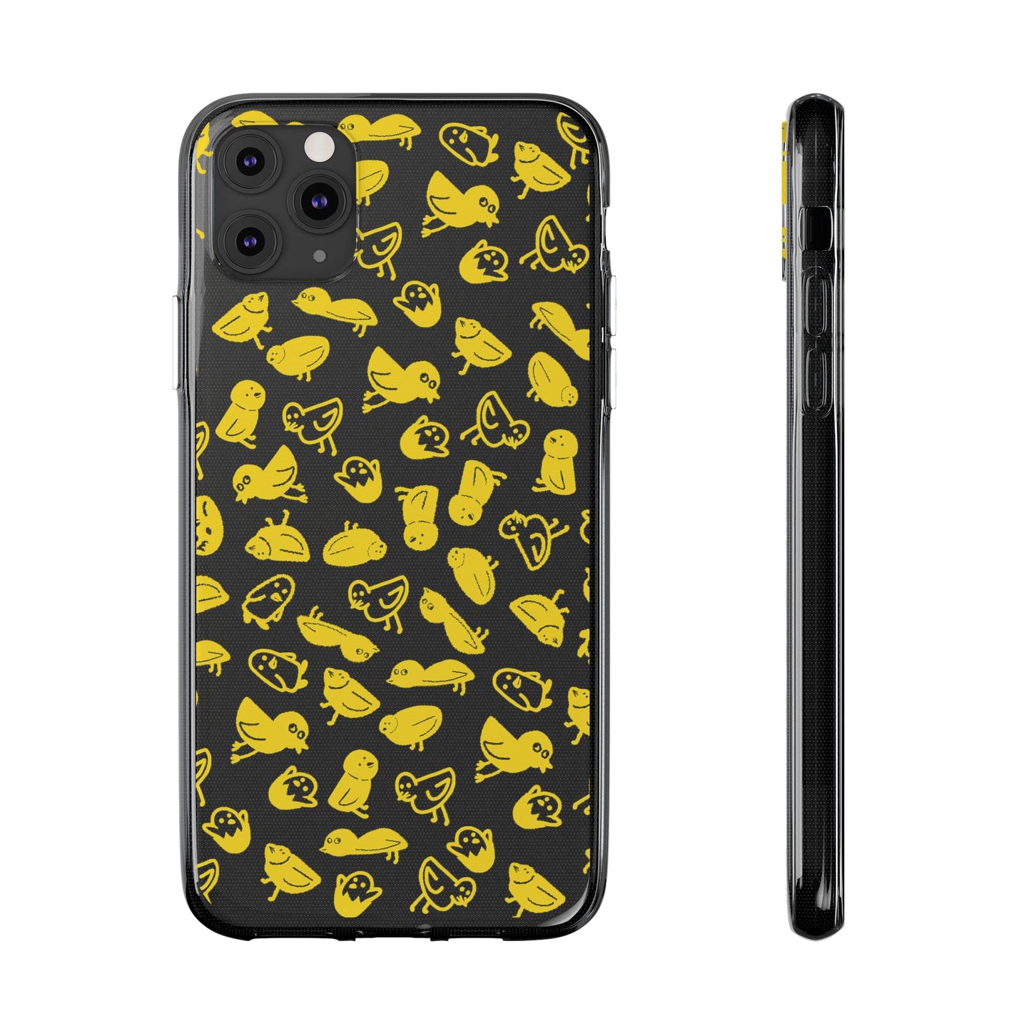 Silly Birds Clear Soft Phone Cases