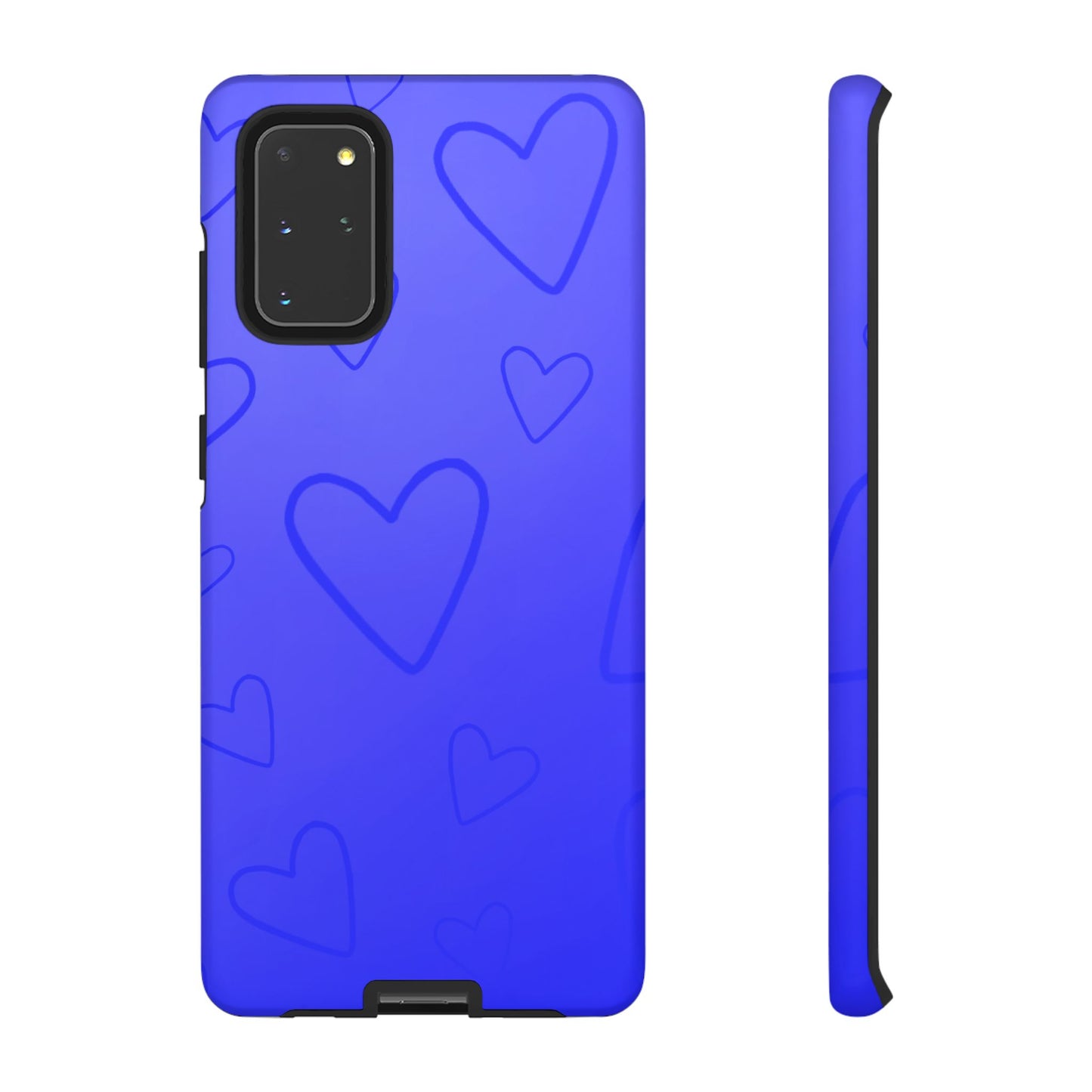 Hearts Blue Tough Cases