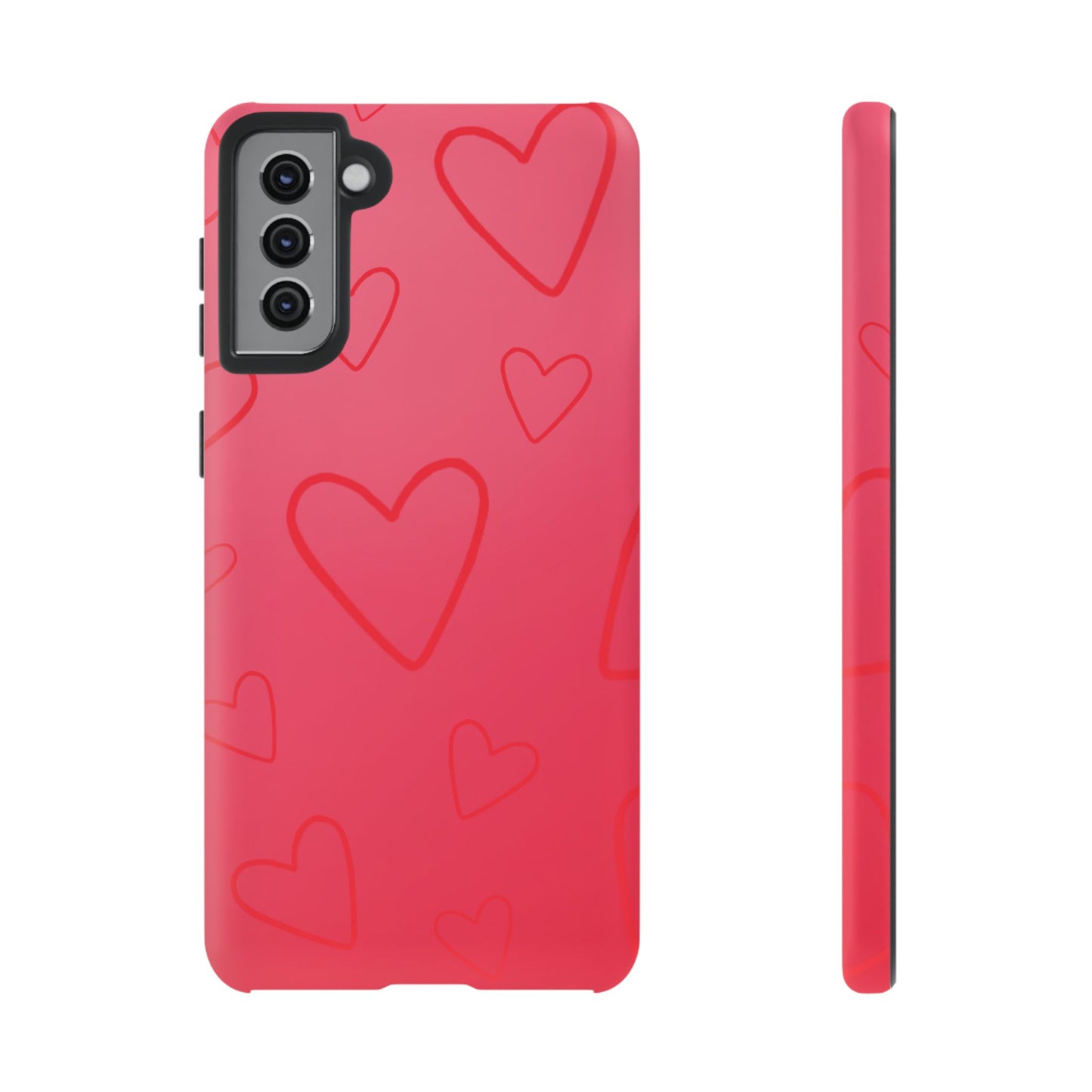 Hearts Red Tough Cases