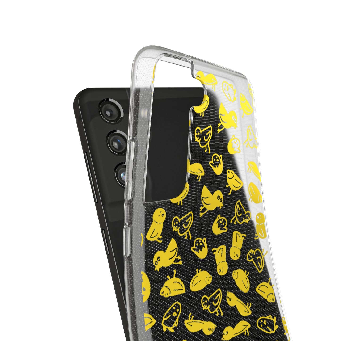 Silly Birds Clear Soft Phone Cases