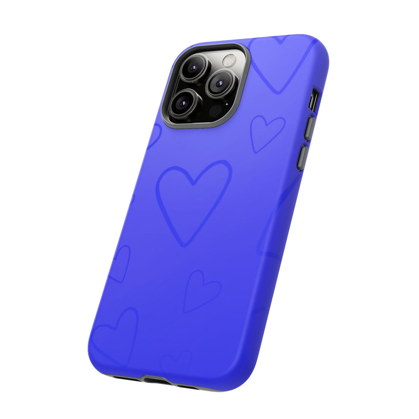 Hearts Blue Tough Cases