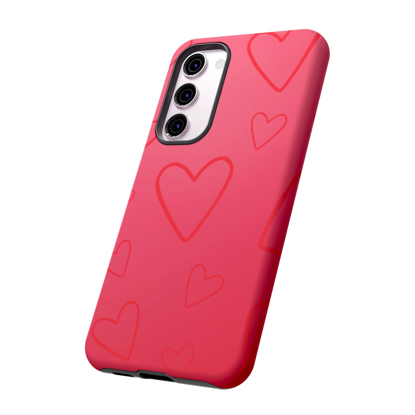 Hearts Red Tough Cases